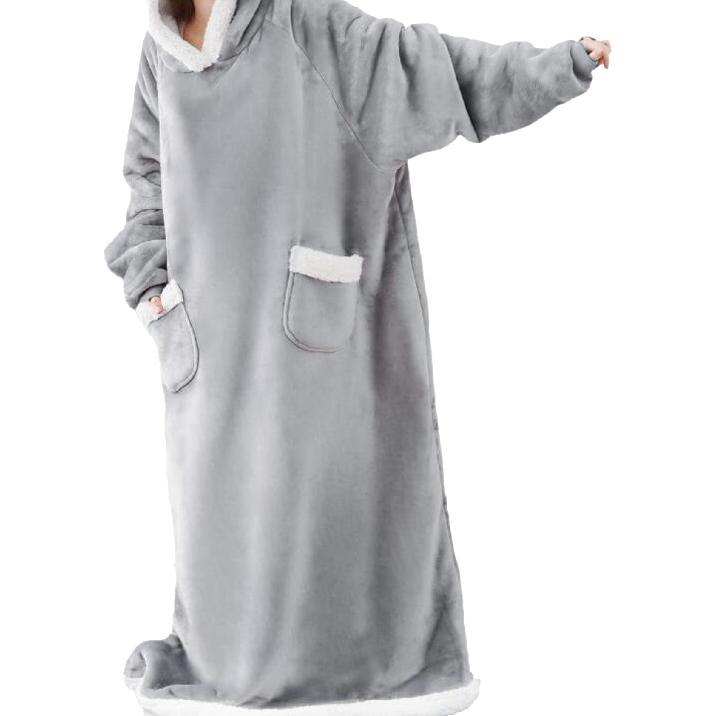 Polyester Winter Extended And Thickened Lazy Blanket 20