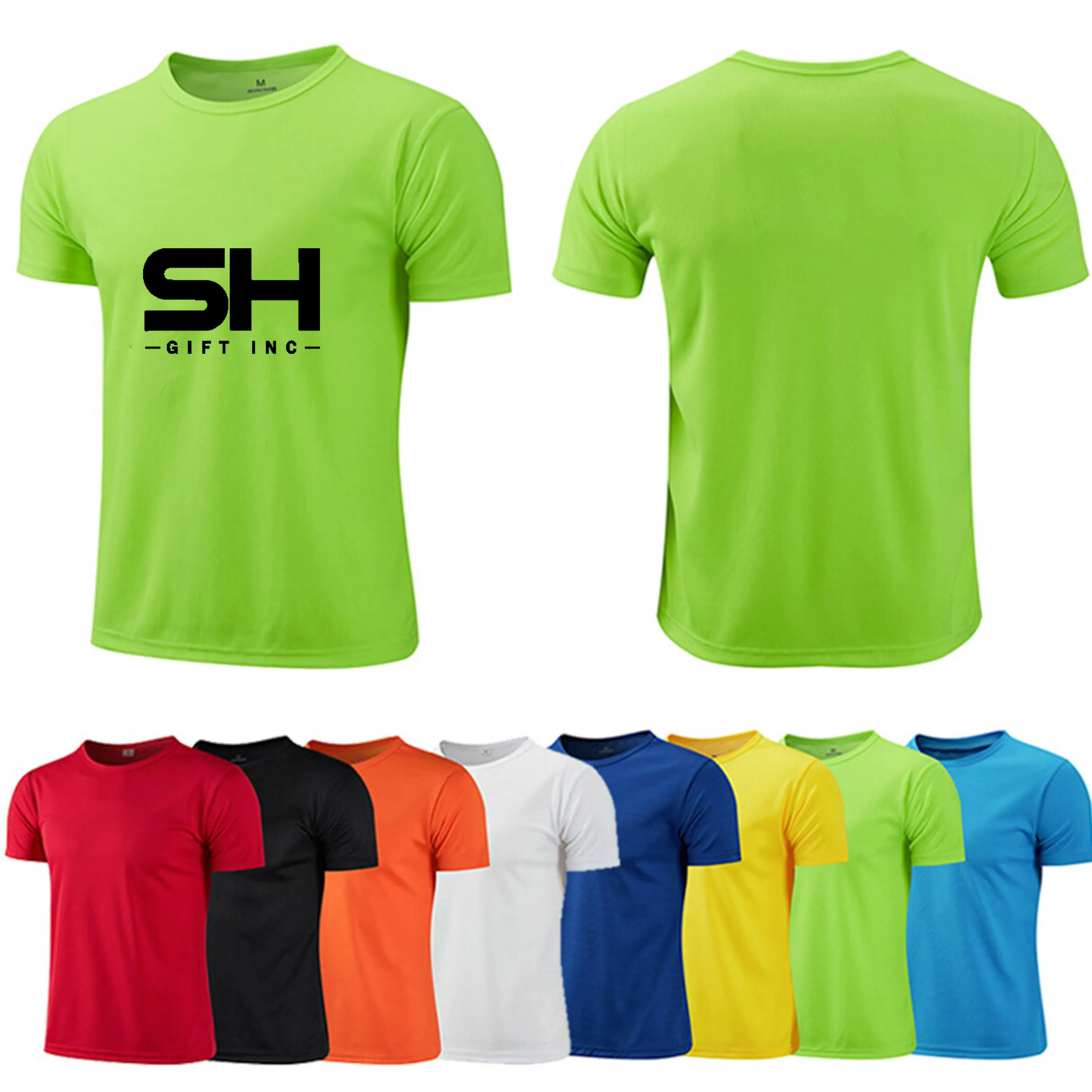 Custom Logo Printed Short Sleeve T Shirt