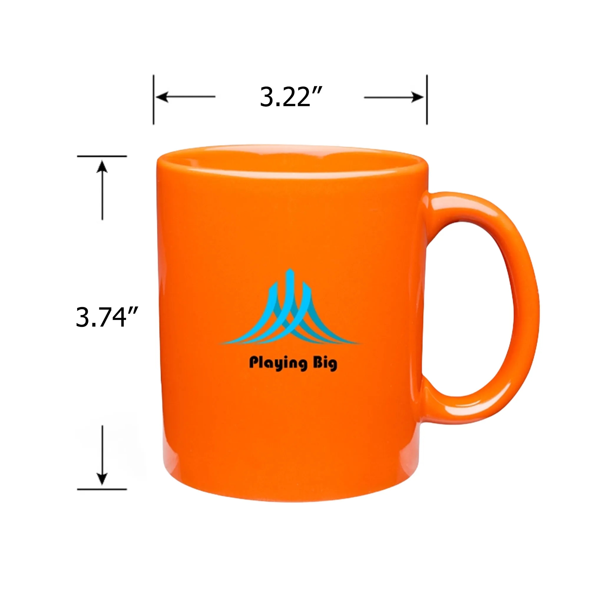 MOQ50 11oz Ceramic Colored Coffee Mug 7