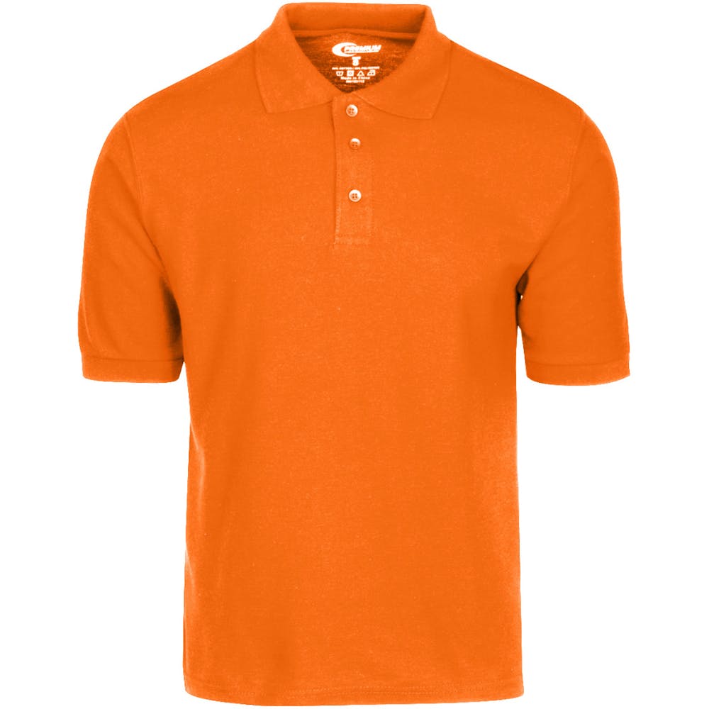 Men's Polo Shirts - Orange Size XL 3