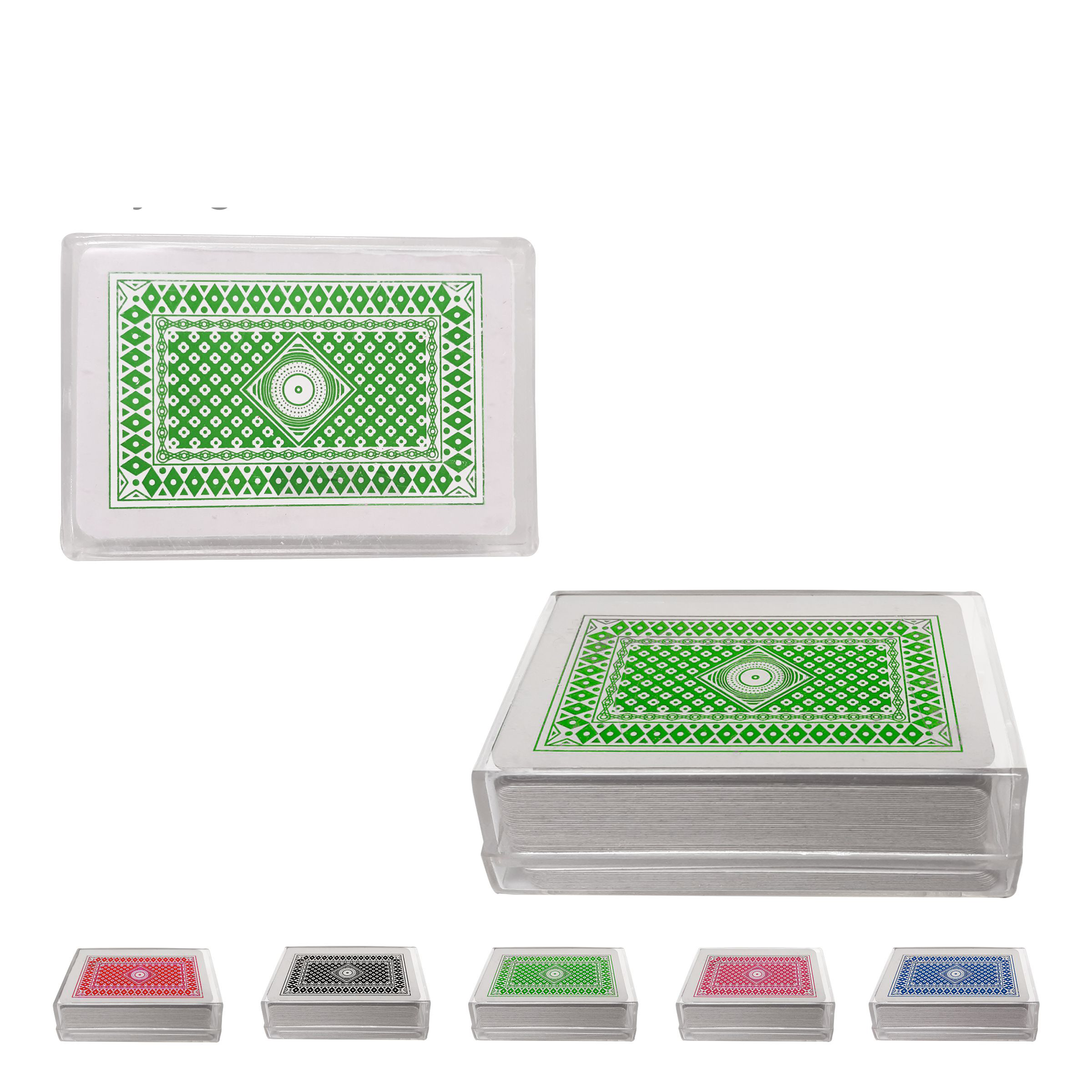 Compact Miniature Playing Card Deck 2 1/4" - Casino Puzzles Tricks 21