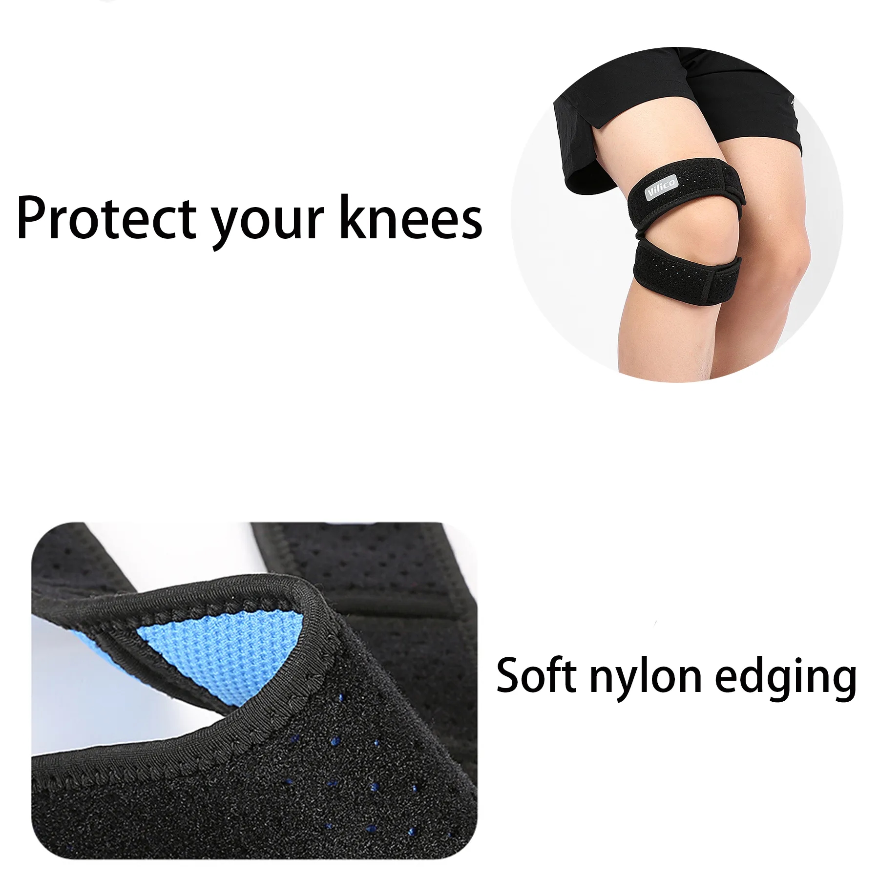 Polyester Professional Running Outdoor Sports Patella Belt 8