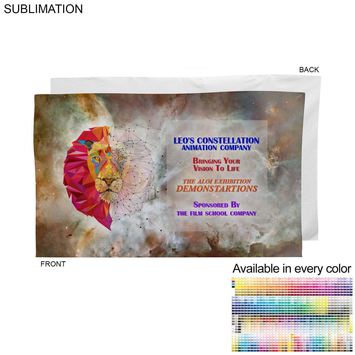 fiel Plush and Soft Velour Terry Cotton Blend Hand Sports Towel 15x25 Sublimated Edge to Edge #SU629
