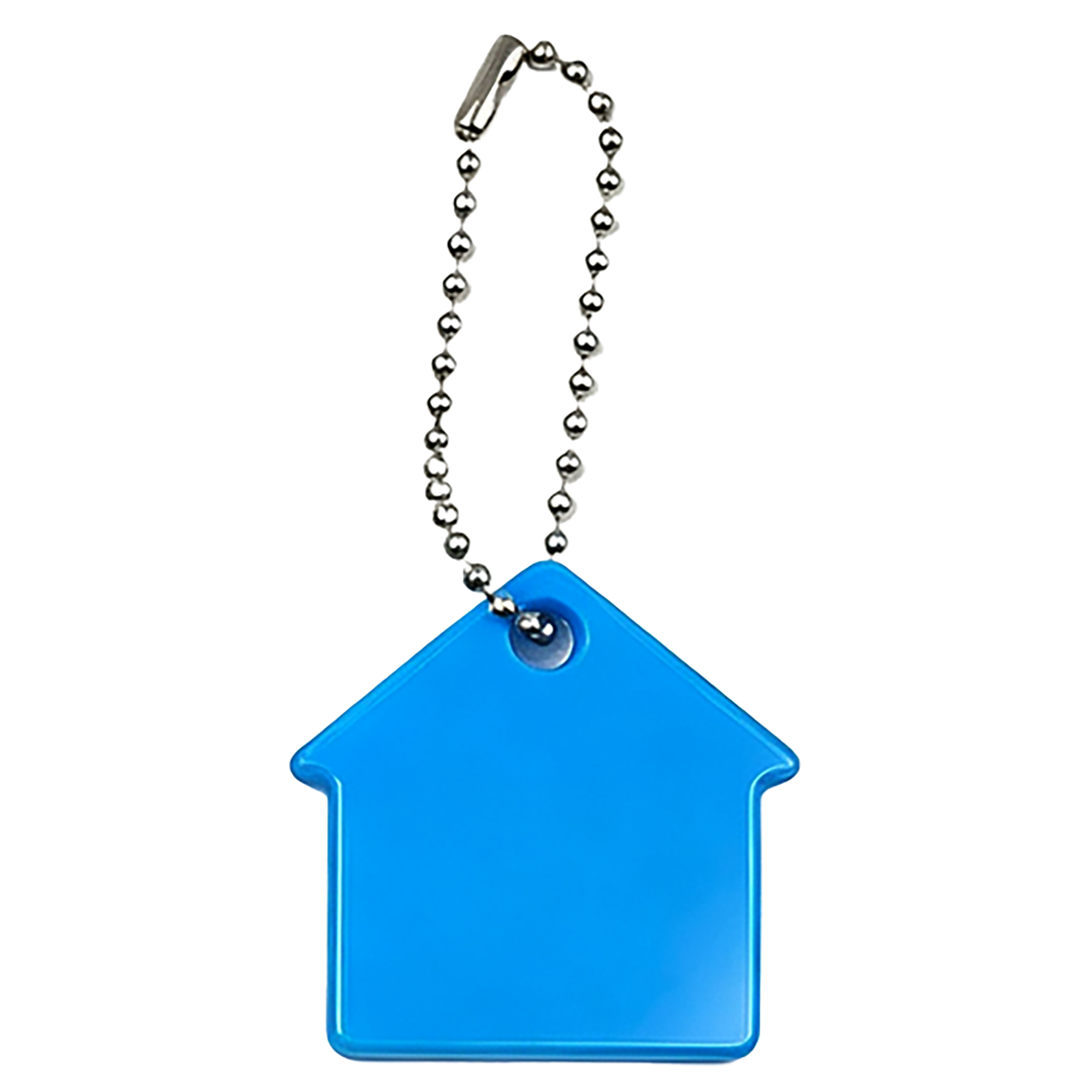 House Shaped PVC Soft Key Tag With Bead Chain 6