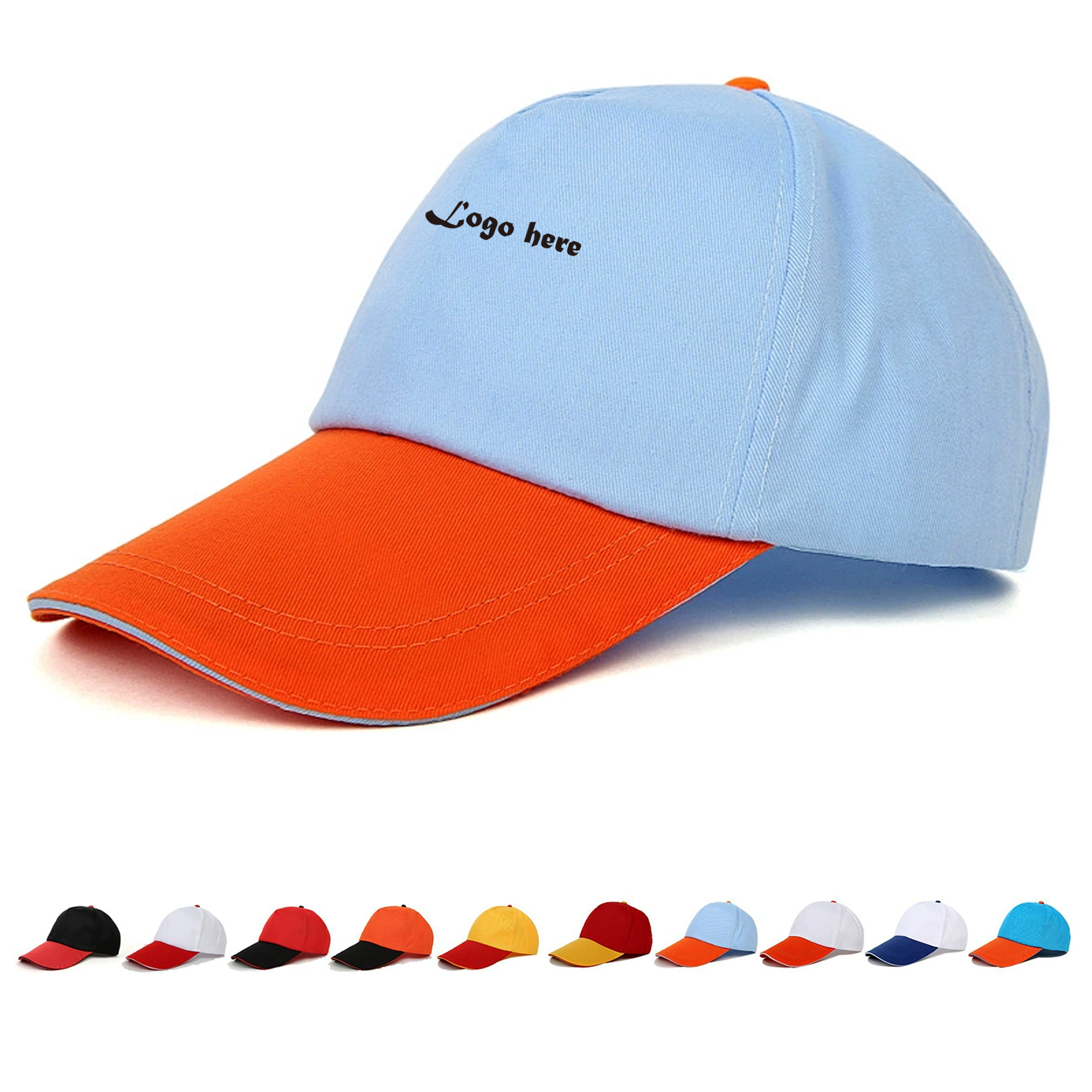 MOQ 50 Adjustable Two-Tone Cap with Custom Logo 3