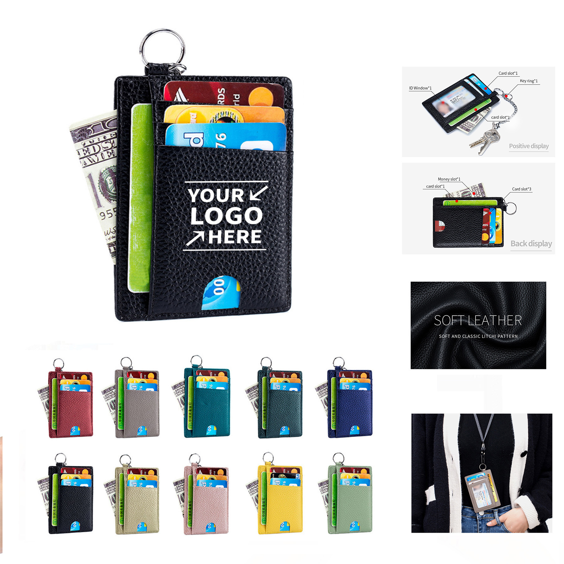 Credit Card Pack With Key Chain