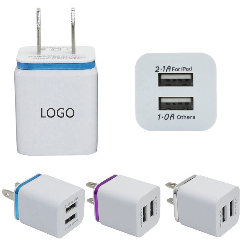 Mini Universal Dual Port USB Wall Charger