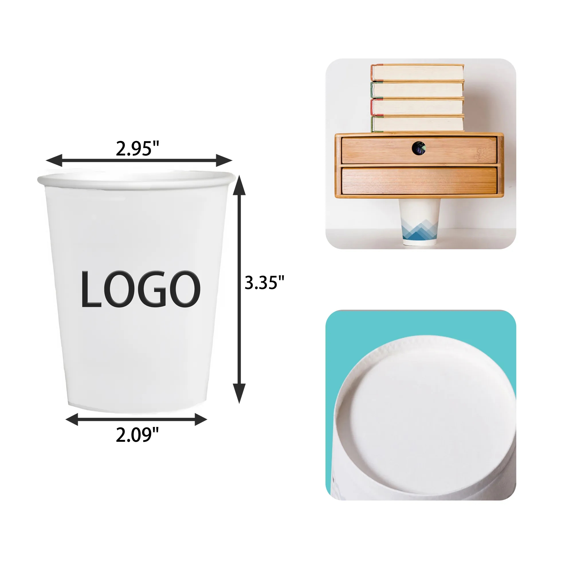 Thickened Disposable Paper Cup 6