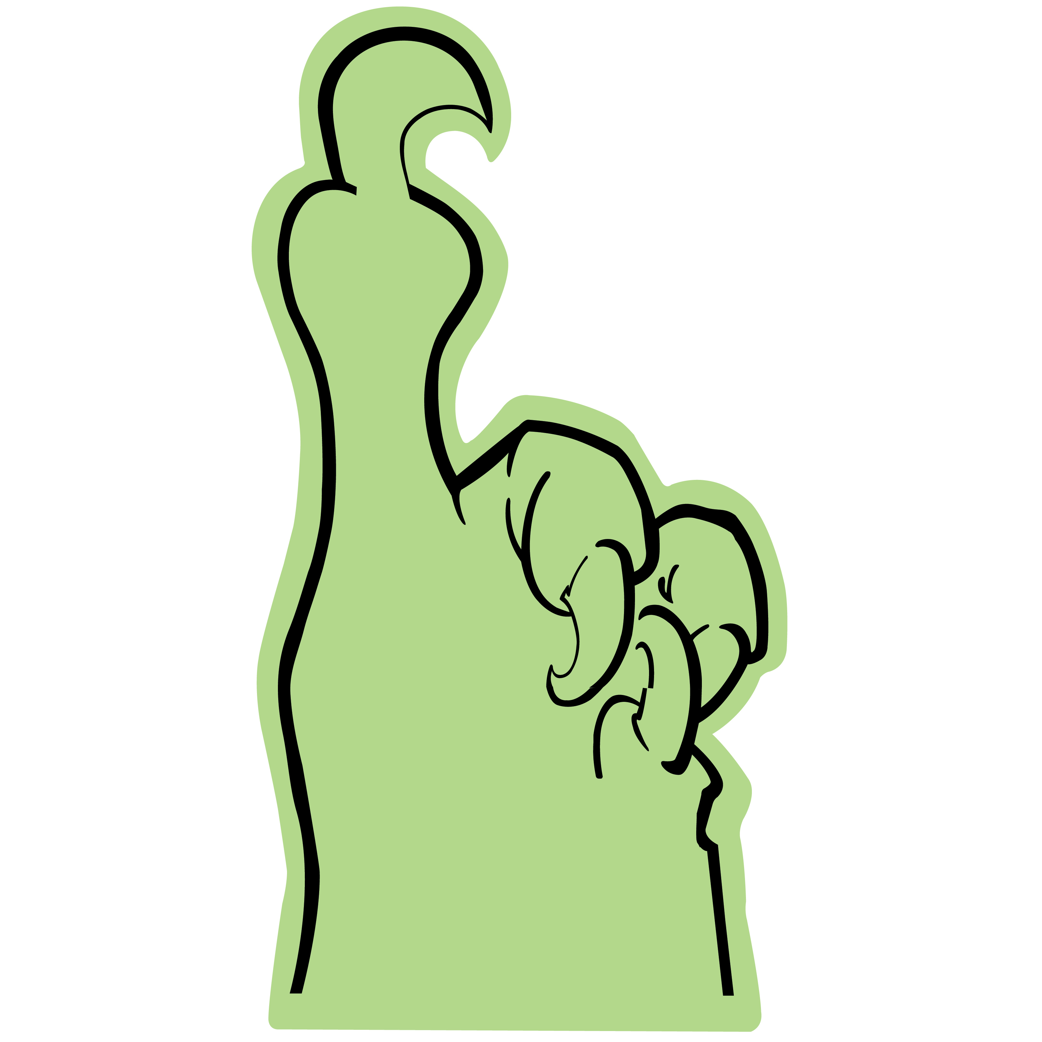 Foam Eagle Talon Claw Hand 90