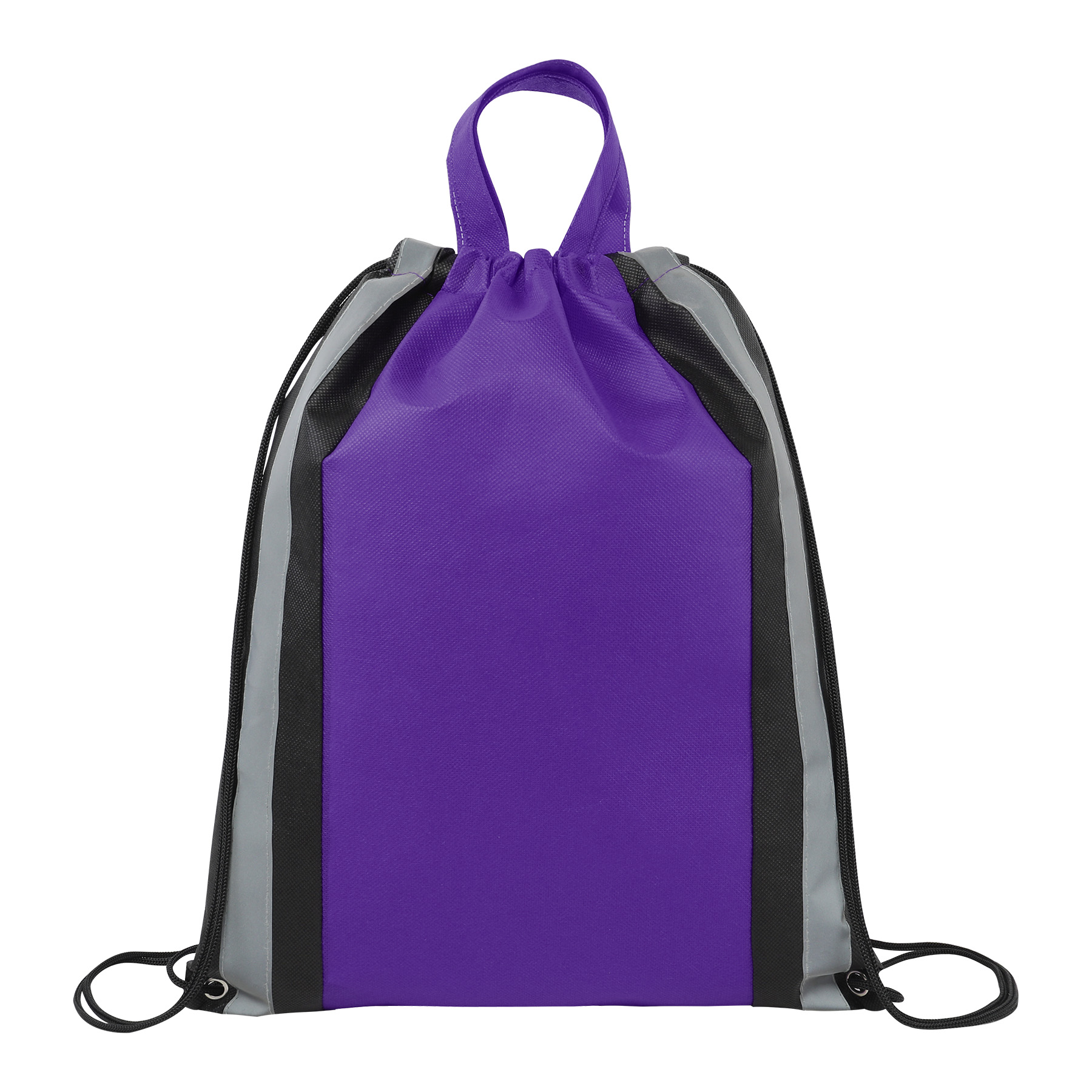 Small Reflective Non-Woven Drawstring Bag 22