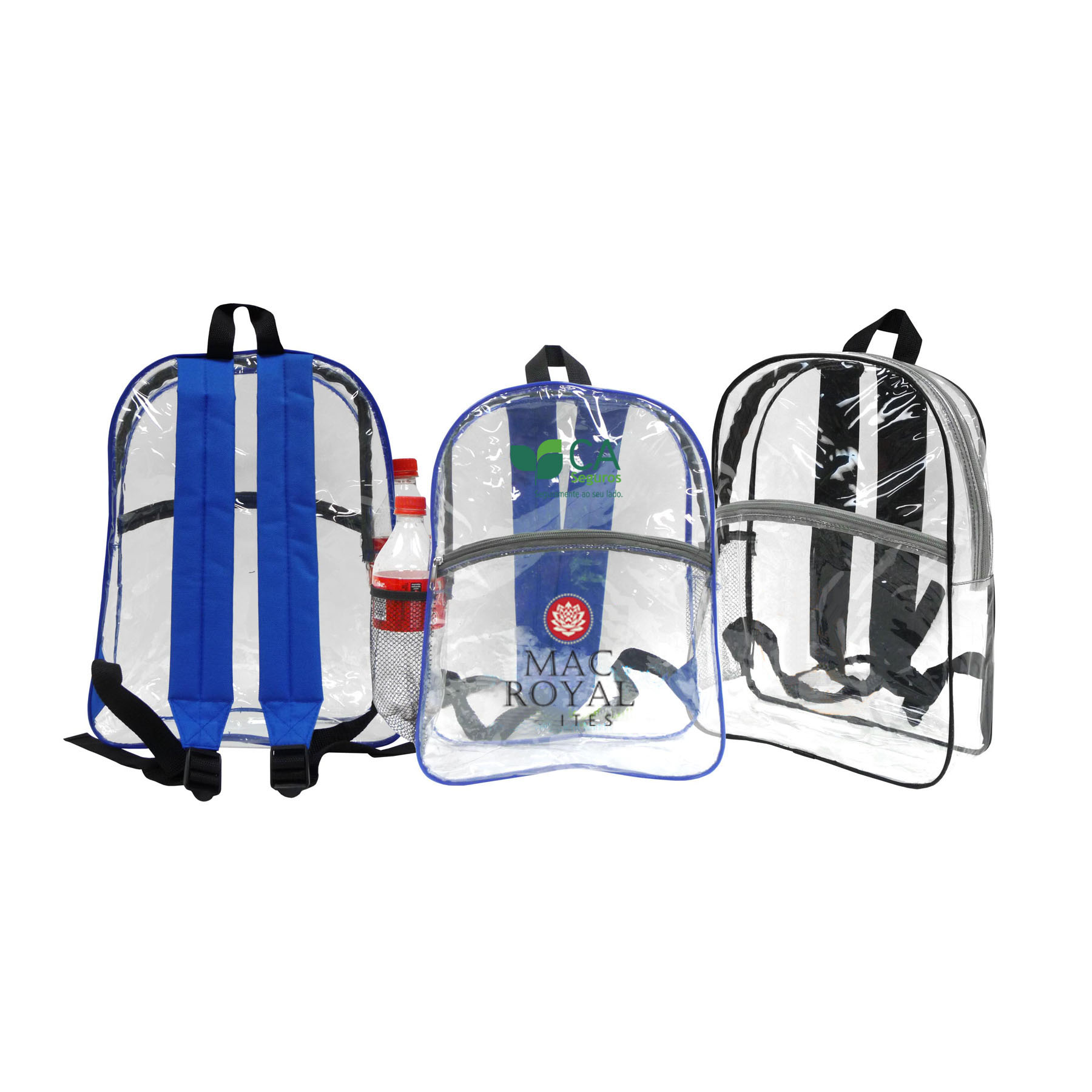 Clear Zipper Backpack 8
