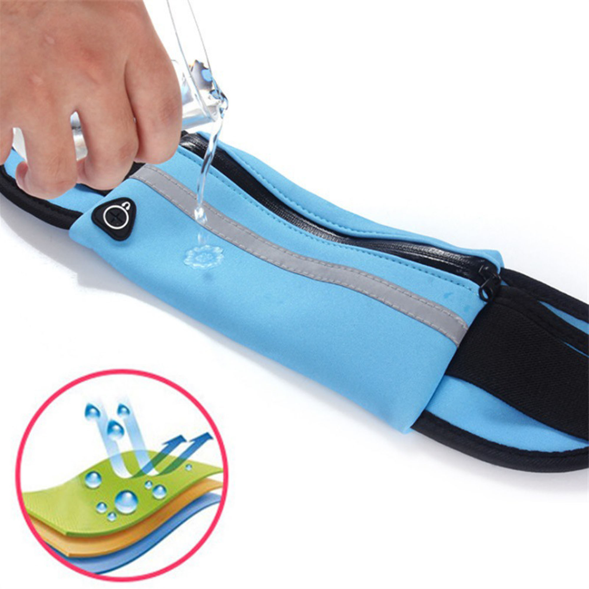 Outdoor Cycling Running Waterproof Fanny Pack Waist Bag 6