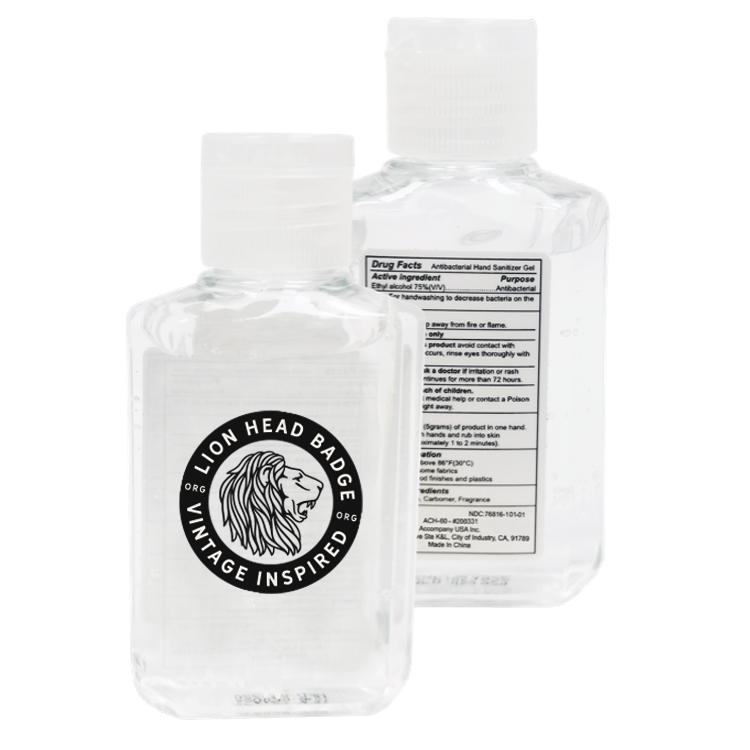 2 oz One Color Imprint Hand Sanitizer Bottle 2