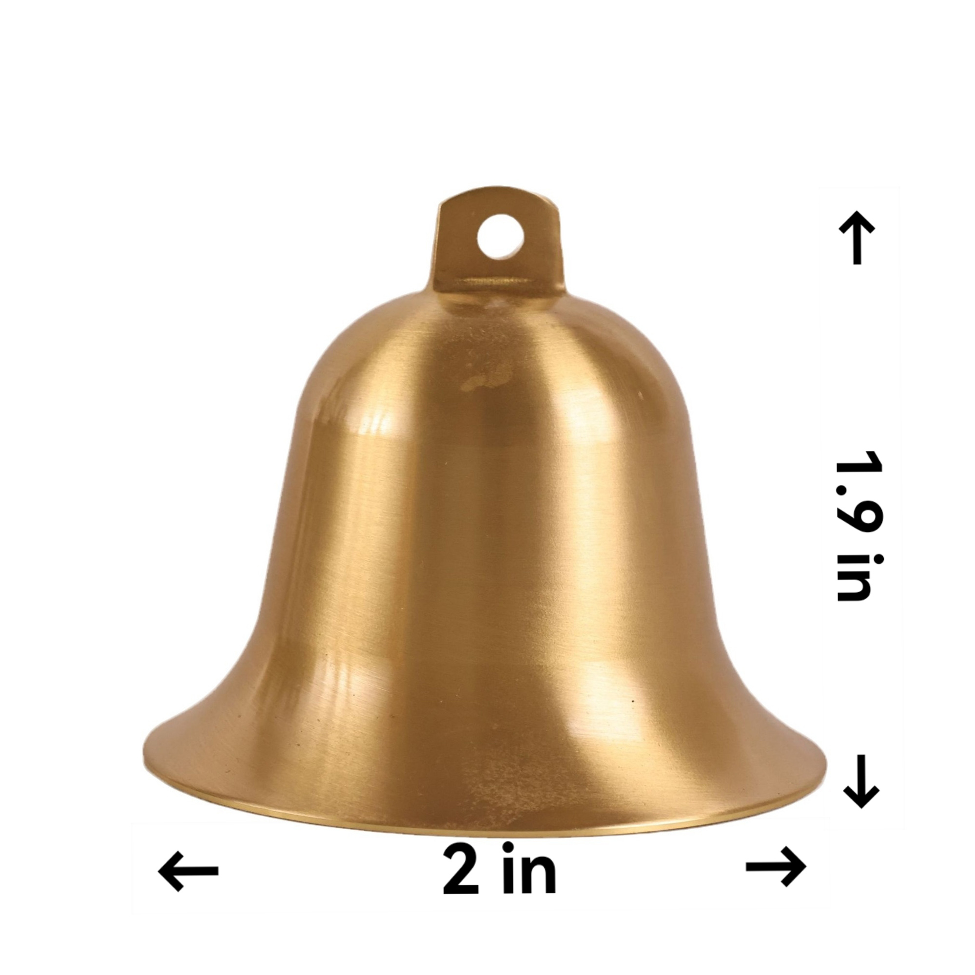 Holiday Brass Bell Ornament 5