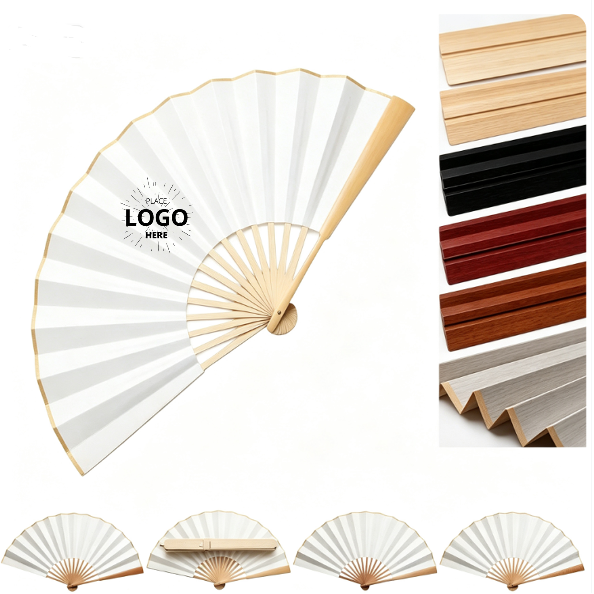 Promotional Custom Printed Folding Hand Fan 2