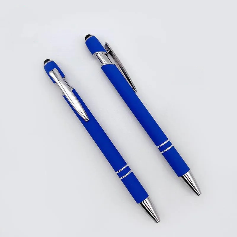Retractable Touch Aluminum Stylus Pen Laser Engraved 17