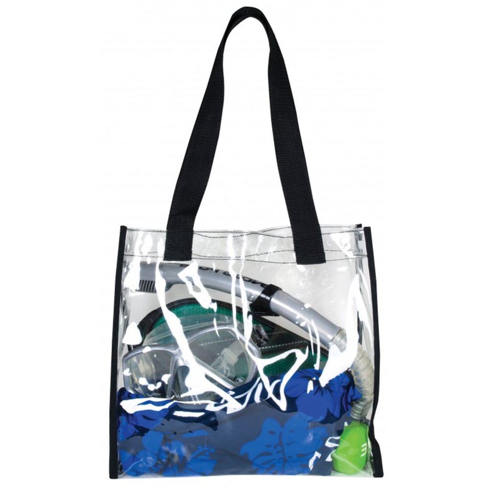 Clear Tote Bags - Black Thread 3