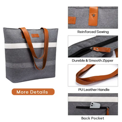 16.2" Oxford Lunch Picnic Tote - Thumbnail 2