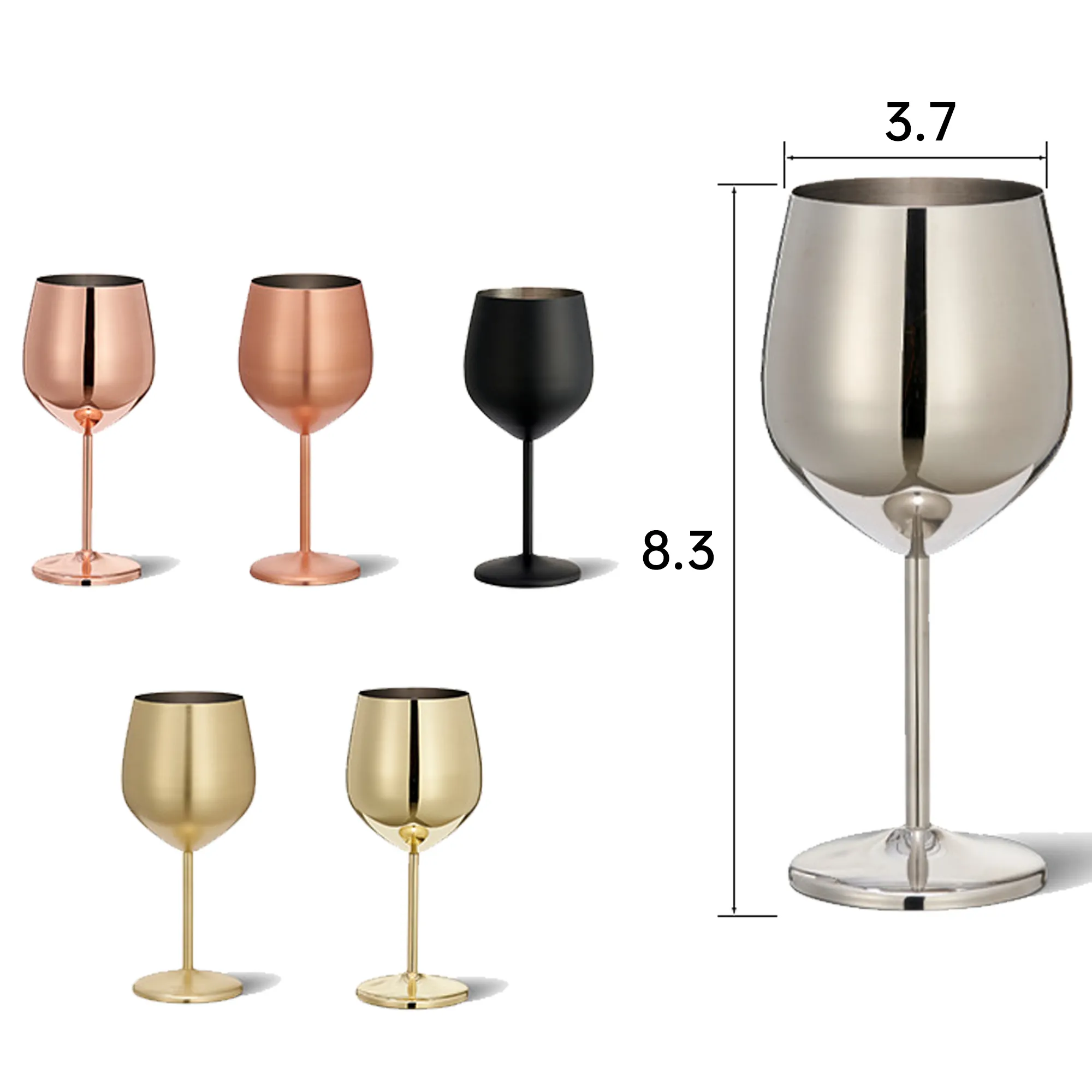 17Oz Wine Cup Stainless Steel 5