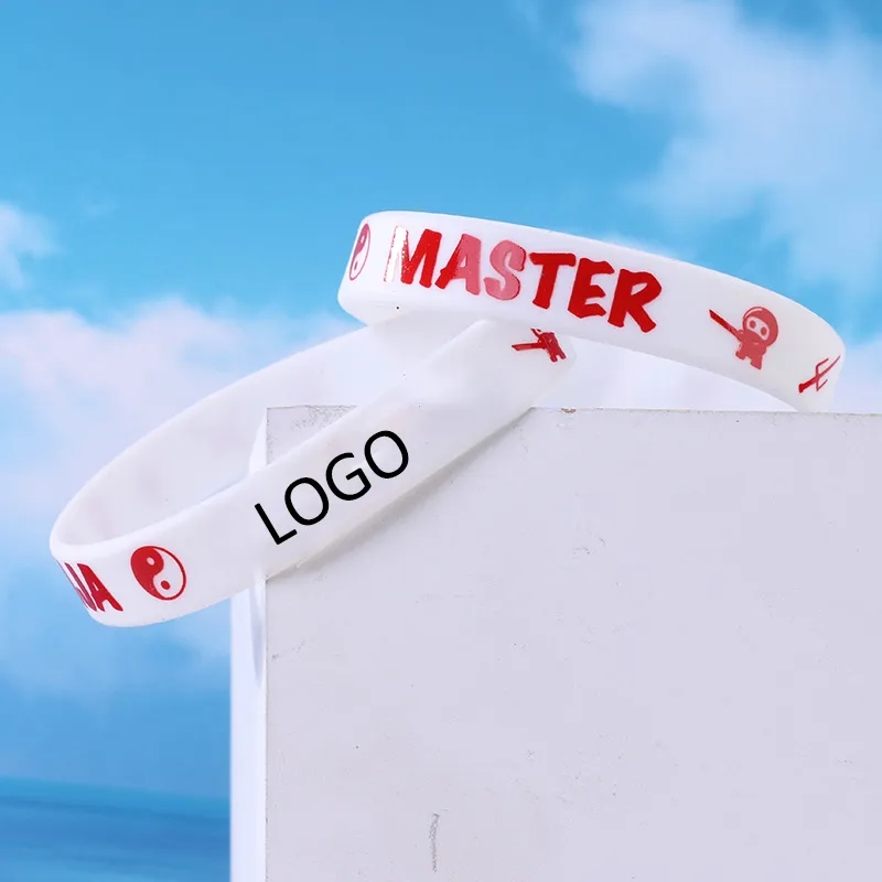 Silicone Wristband with Custom Logo