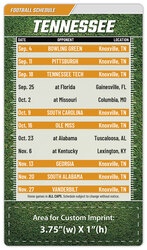 Magnet Sport Schedules - 4x7 Football Round Corners - 25 mil.