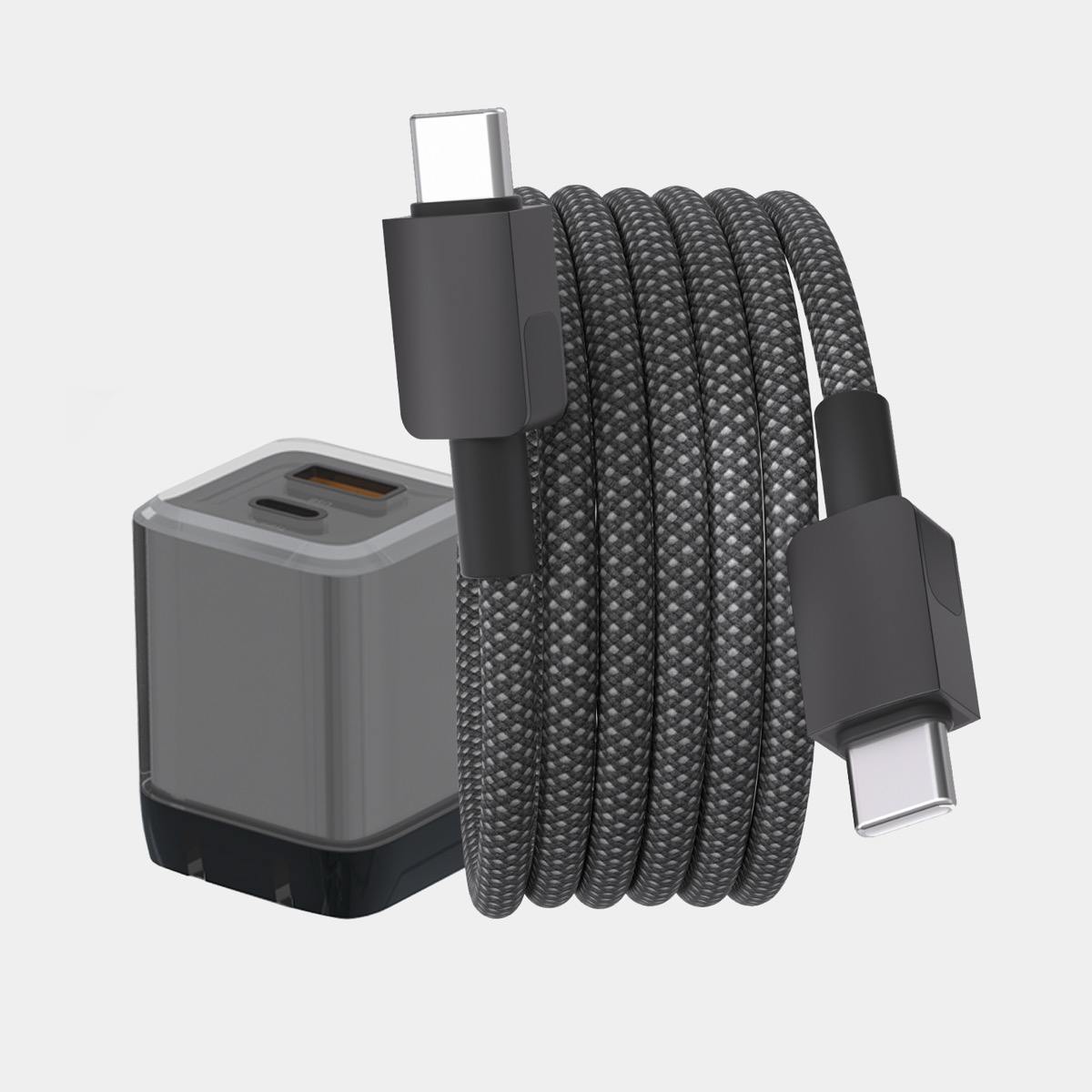 MagCord - Tangle-Free Magnetic 60W GaN Cable + Charging Block Gift Set 2