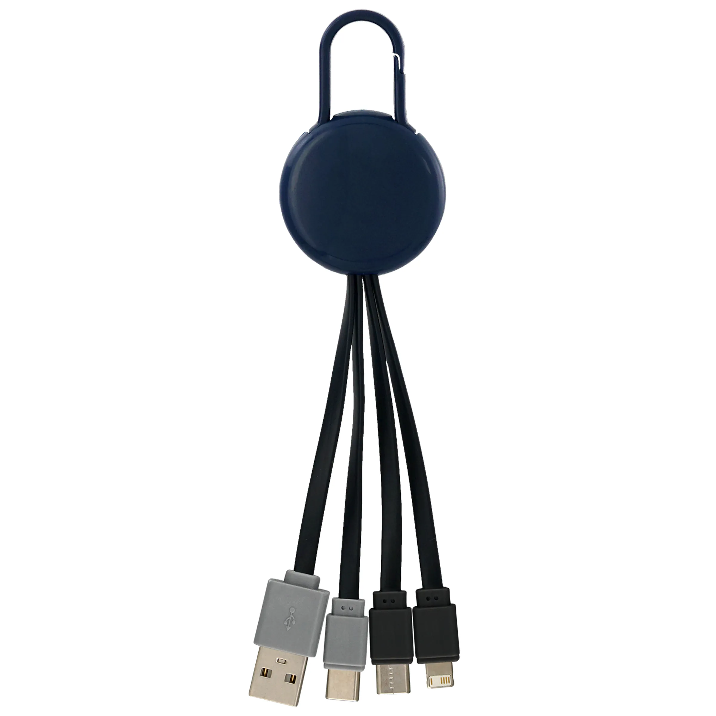 COLORFUL CLIP DUAL INPUT 3 IN 1 CHARGING CABLE 5