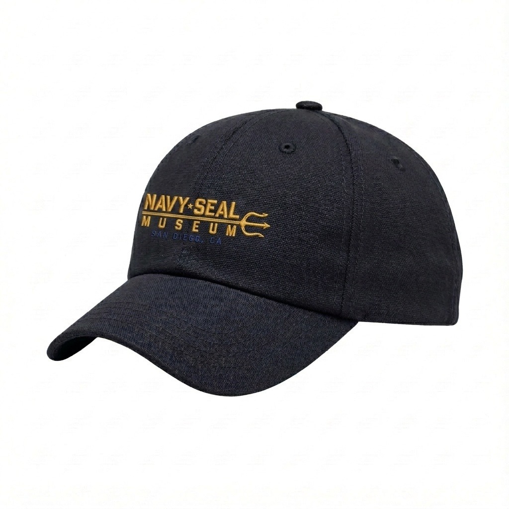 Union/USA Made Solid Eyelets Canvas Slide Buckle Dad Cap