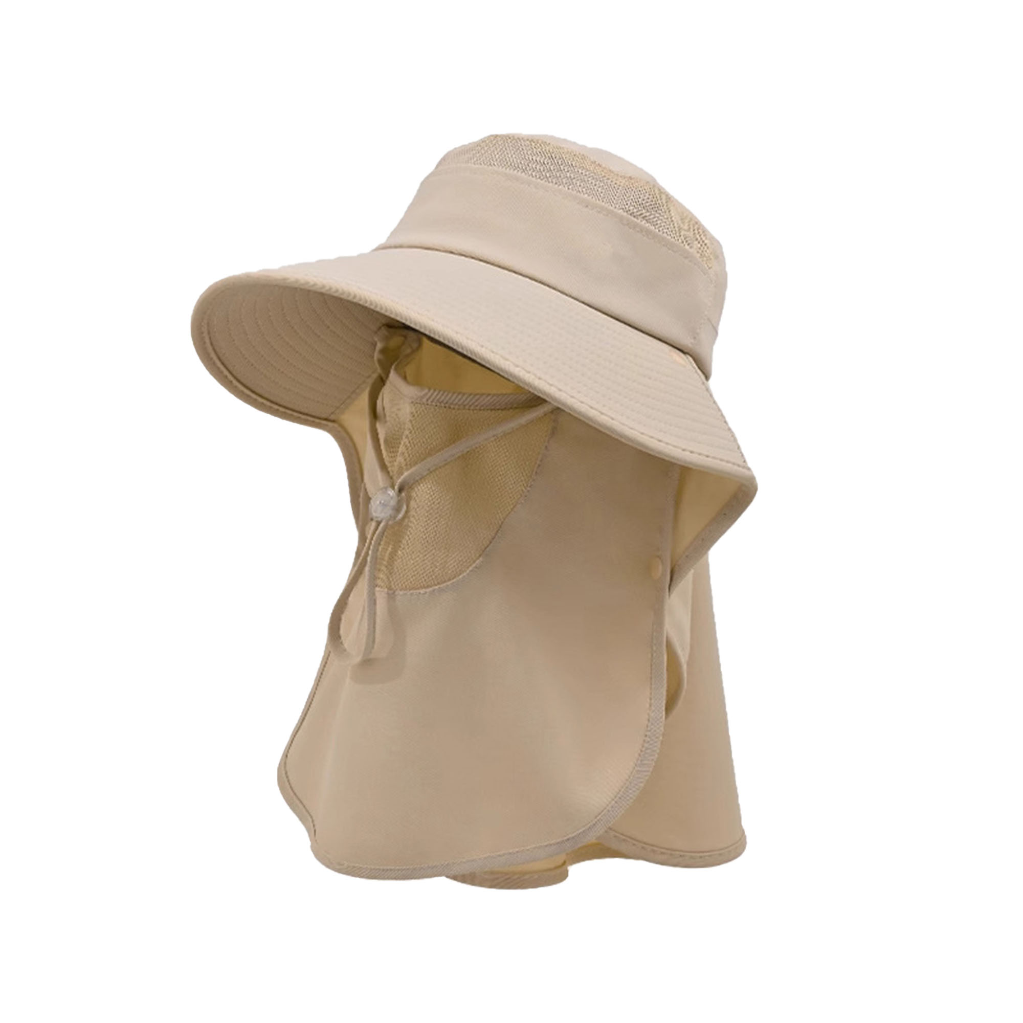 Wide Brim UV Protective Hat with Ventilated Face Cover 13
