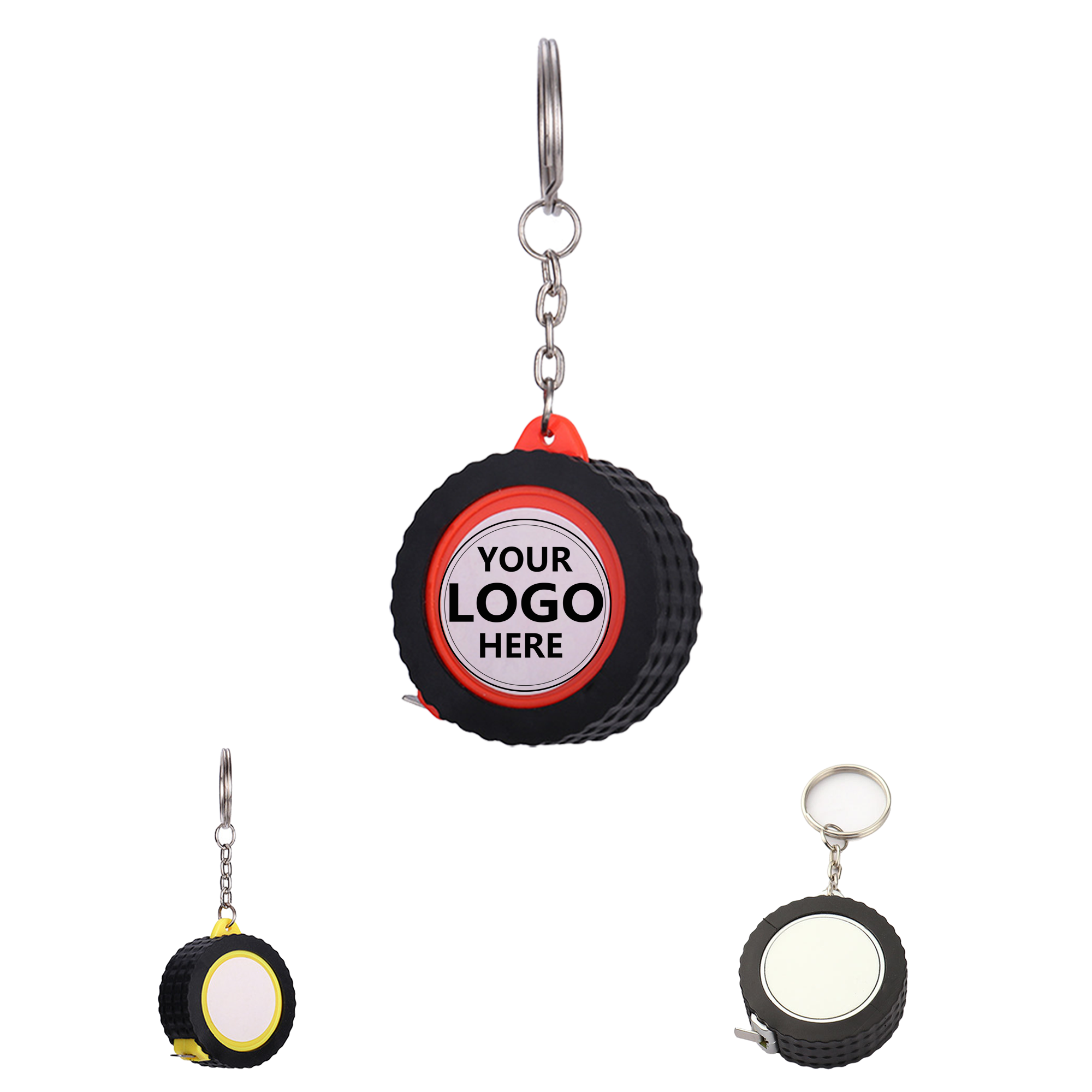 Compact Tire Design Tape Measure Keychain 3