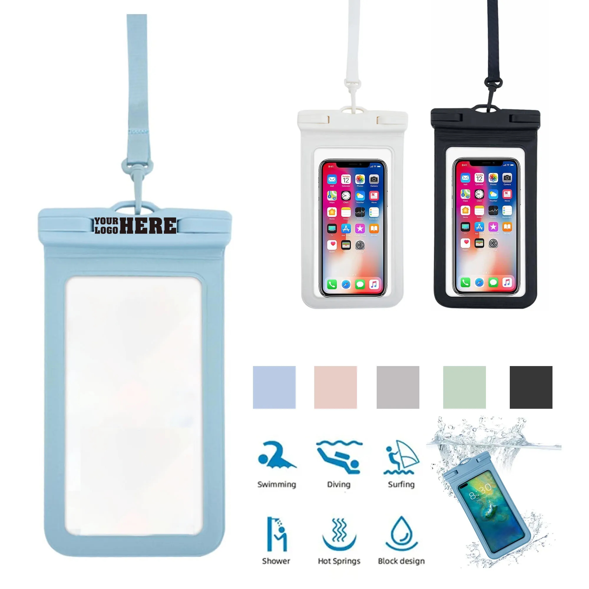 PVC Waterproof Floating Protection Phone Bag Pouch 4