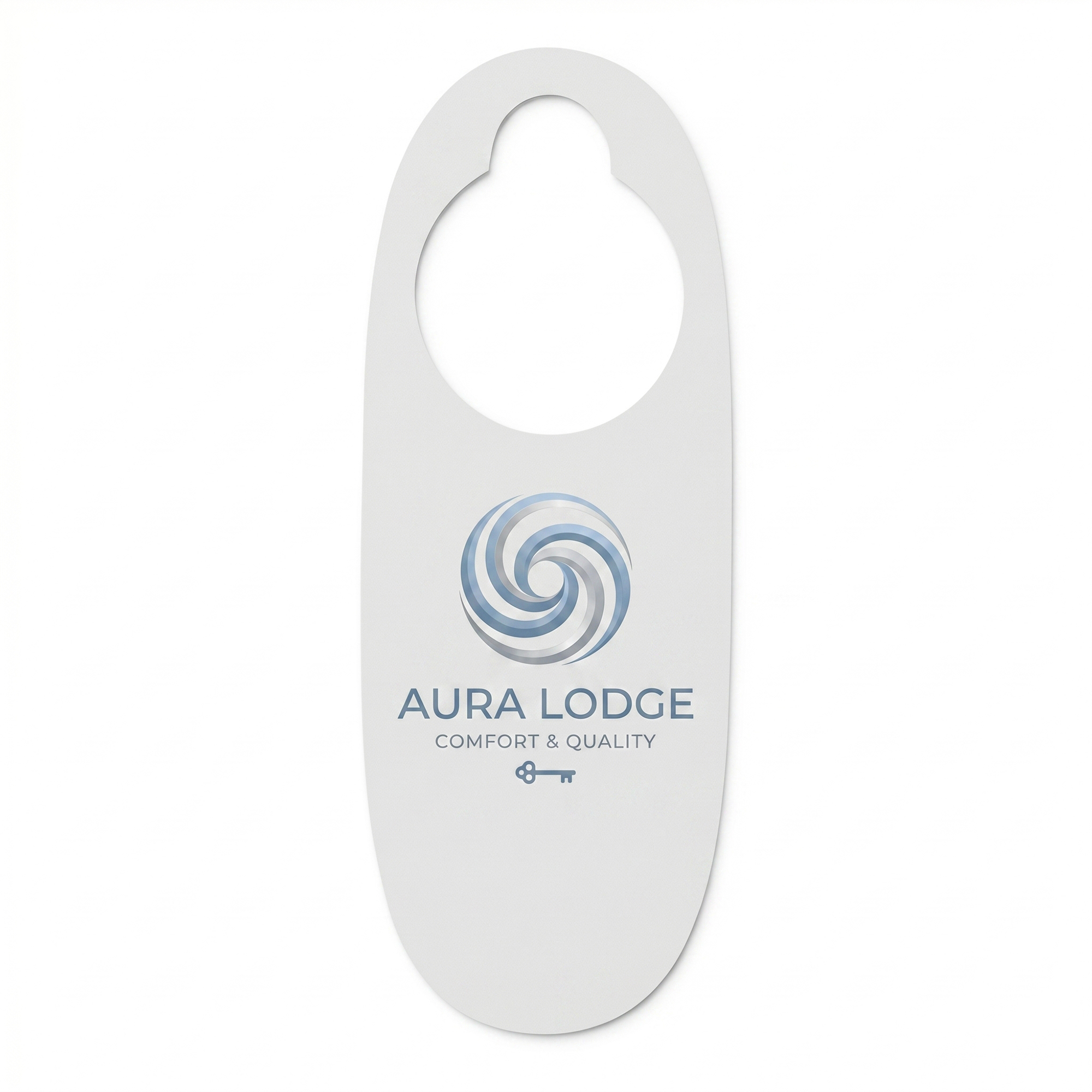 Durable Plastic Door Hanger With Hanging Hole