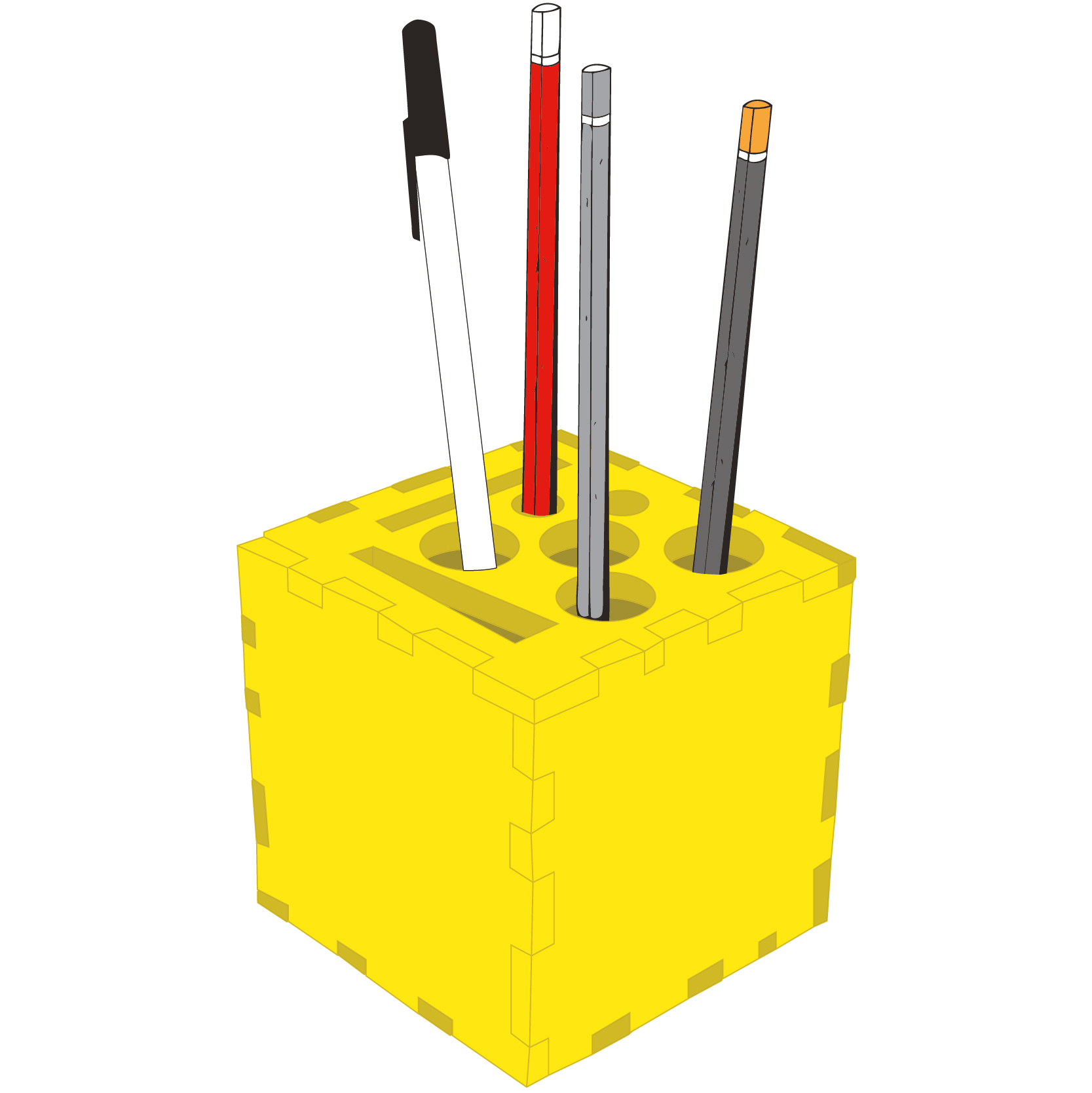 3" Puzzle Cube Organizer 34