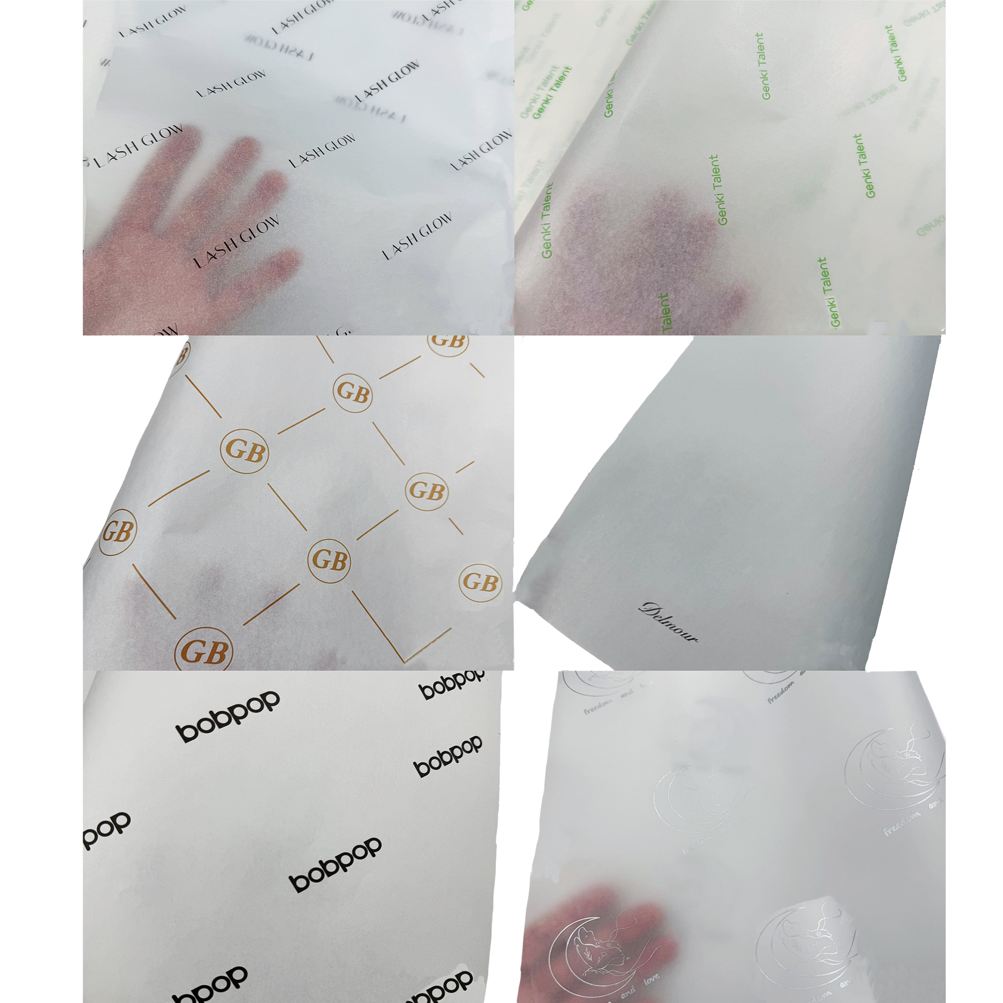 Custom Printed Tissue Paper for Wrapping 40Gsm 7