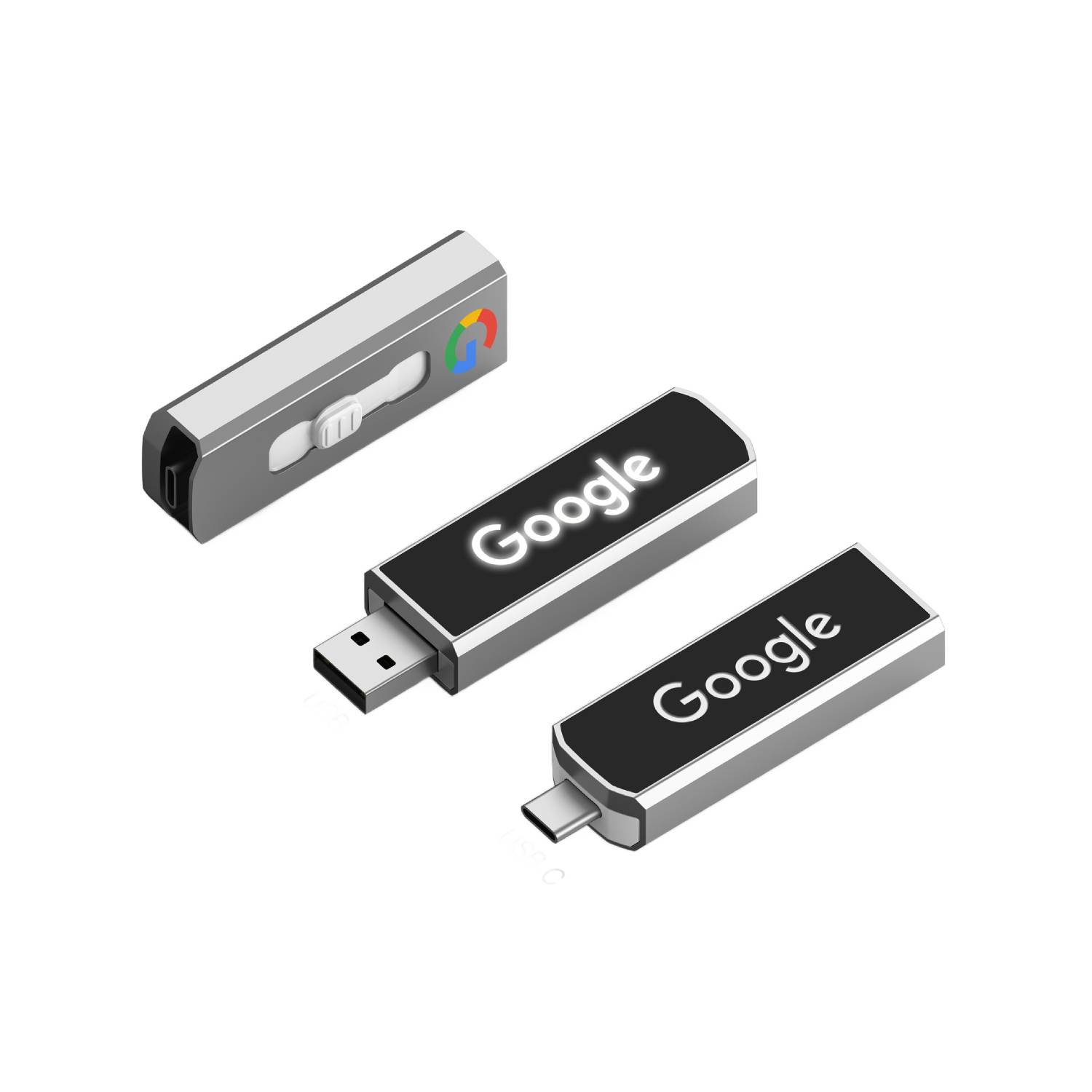 Type-C LED Light Up OTG USB Flash Drive 14