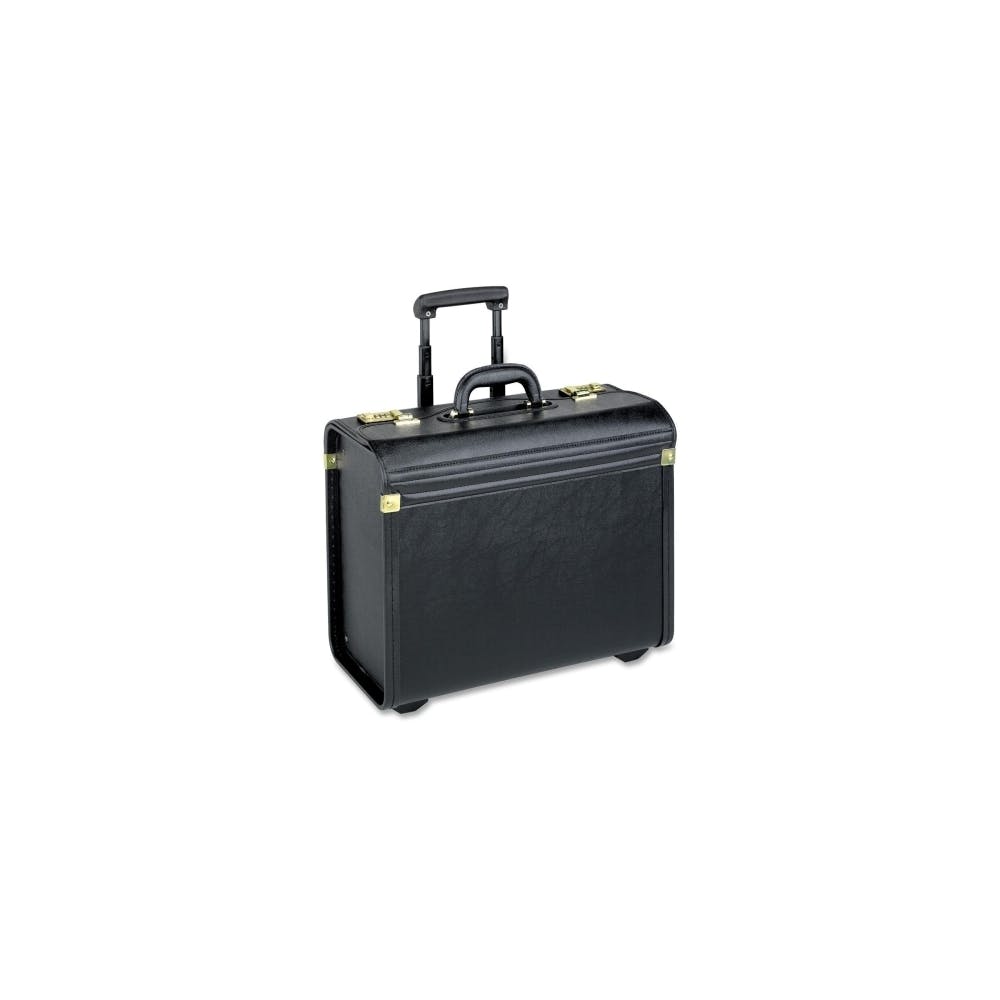 Rolling Laptop/Catalog Case - Black 22" Telescoping Handle 3