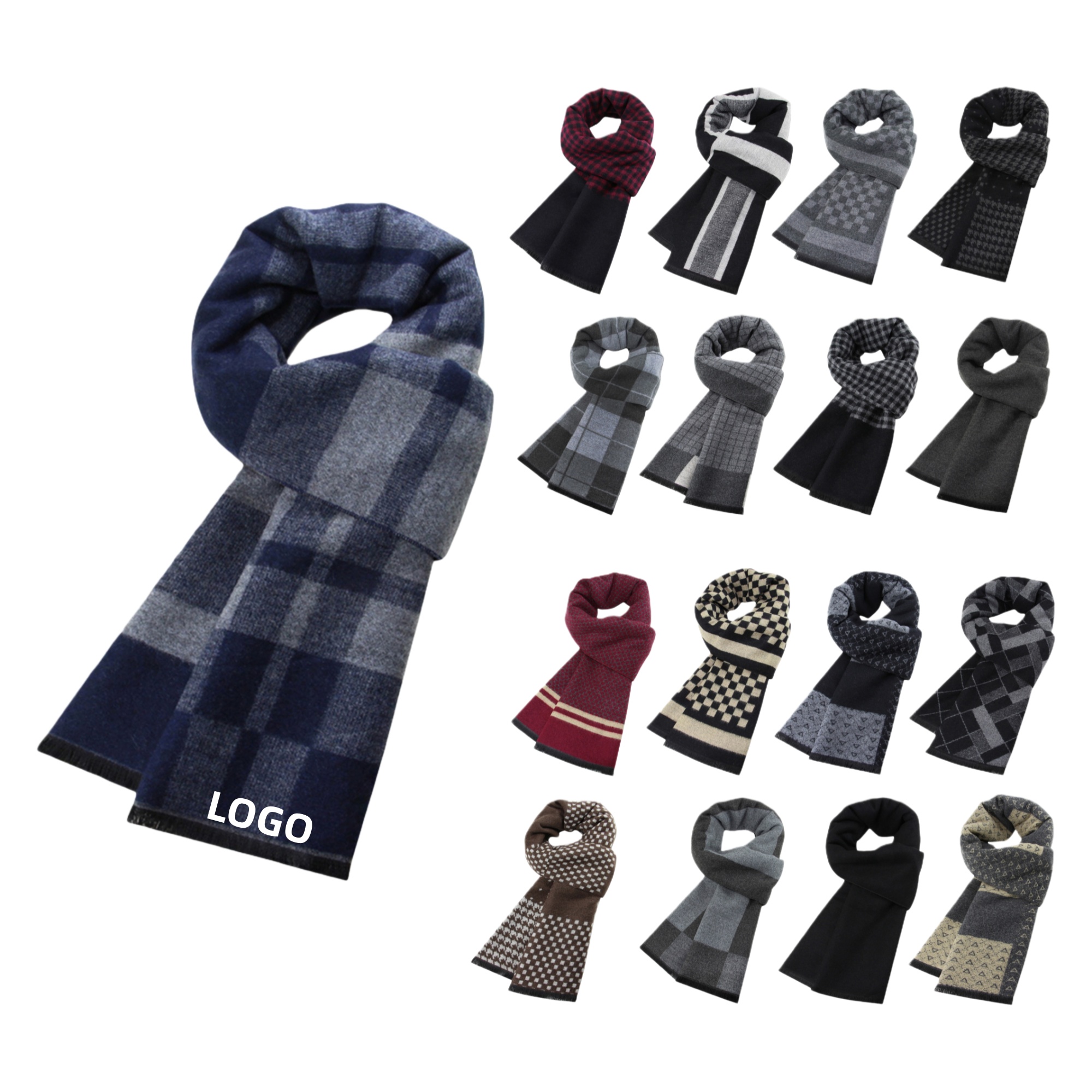 Cashmere Plaid Scarve 4