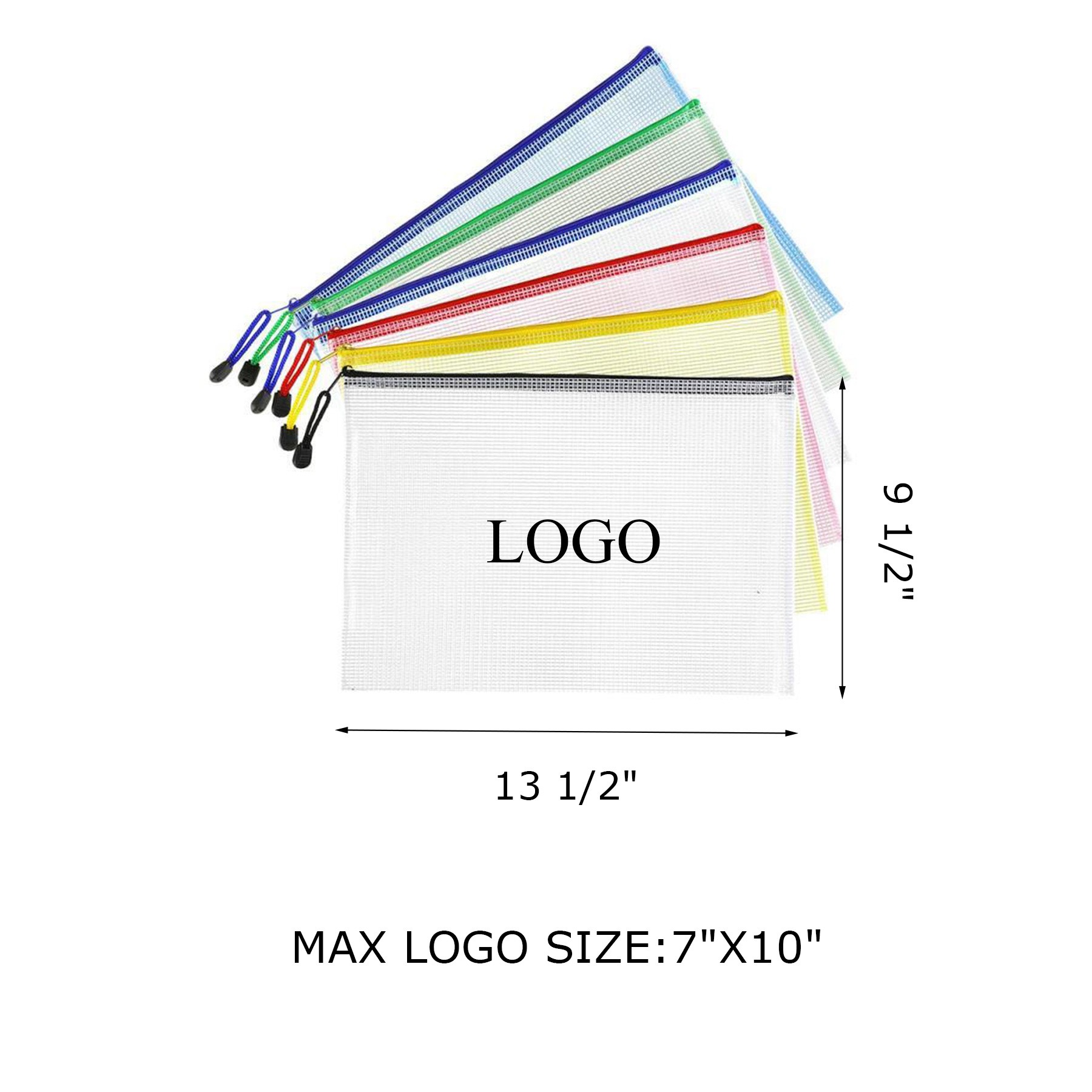 Mesh Zipper Pouch Document Bag 6