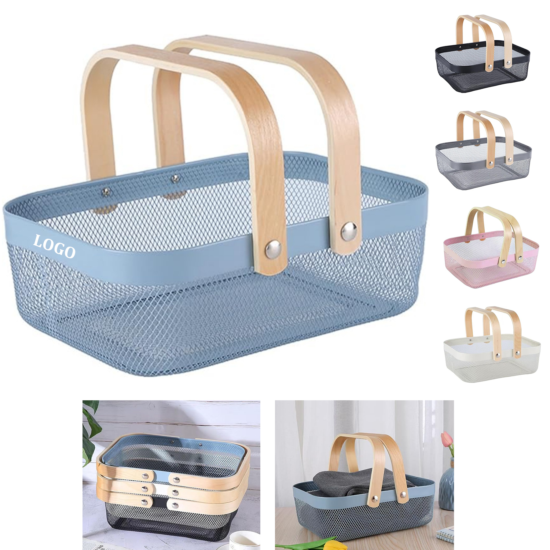 Metal Mesh Steel Basket 16
