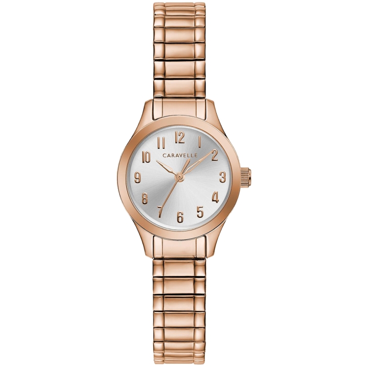 Caravelle Ladies Bracelet from the Traditional Collection- Rose Gold ...