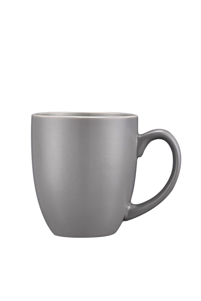 16 oz Gray Ceramic Mug 3