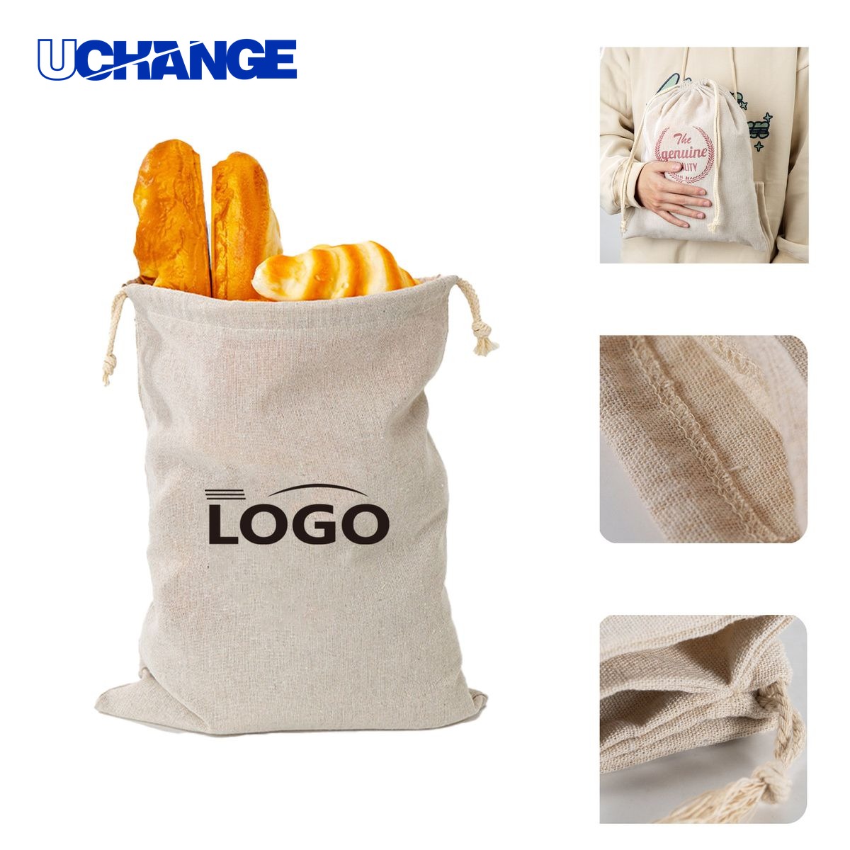 Cotton Drawstring Bag