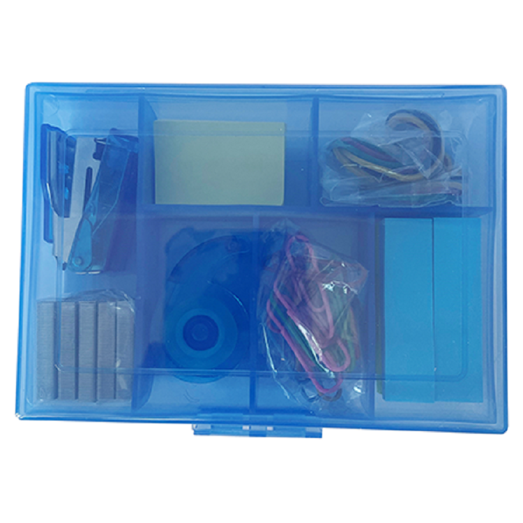 Back To School / Office Kit With Stapler, Staples, Sticky Notes, Rubber Bands, Paper Clips, And Tape 11