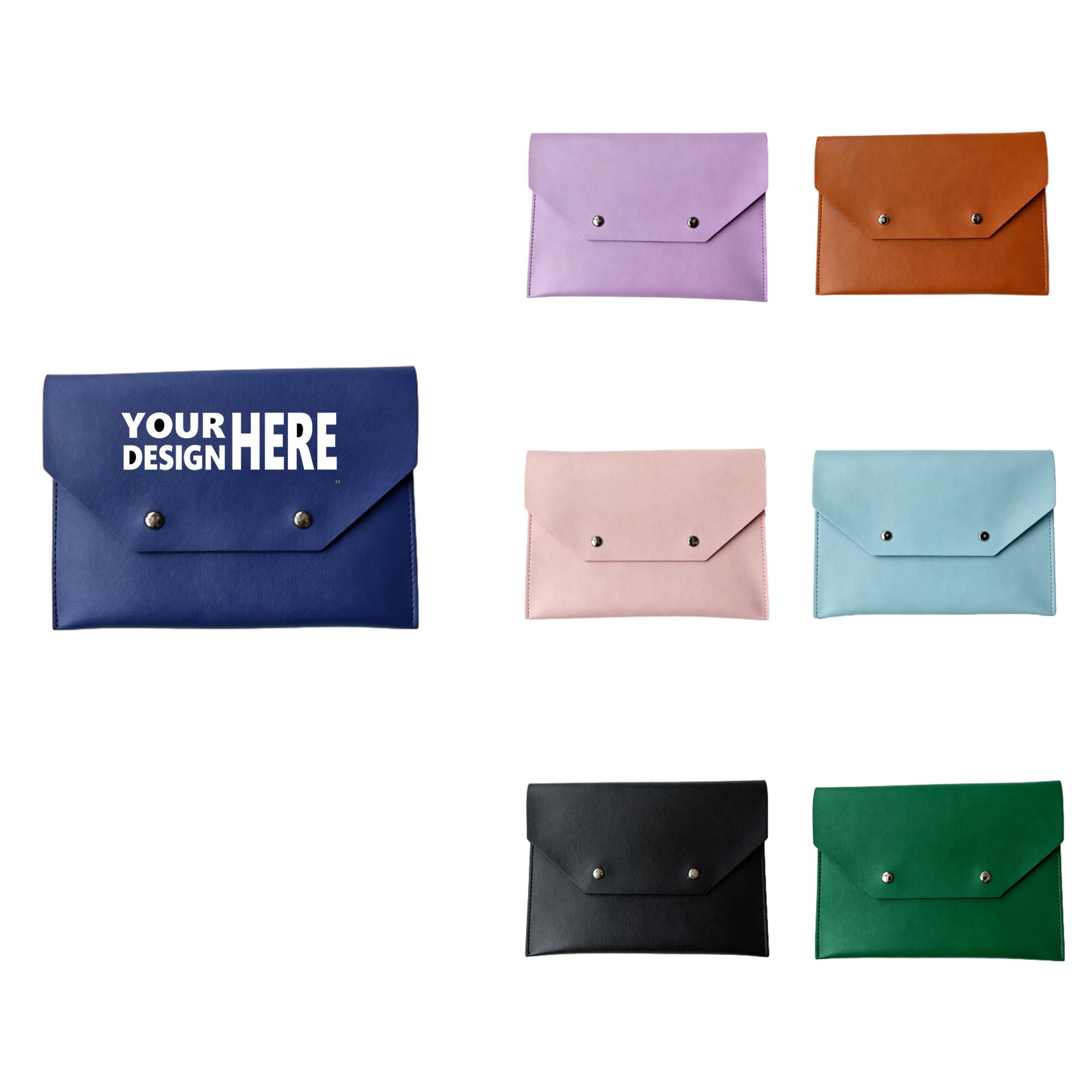 Custom Magnetic Leather Mahjong Accessory Bag 2