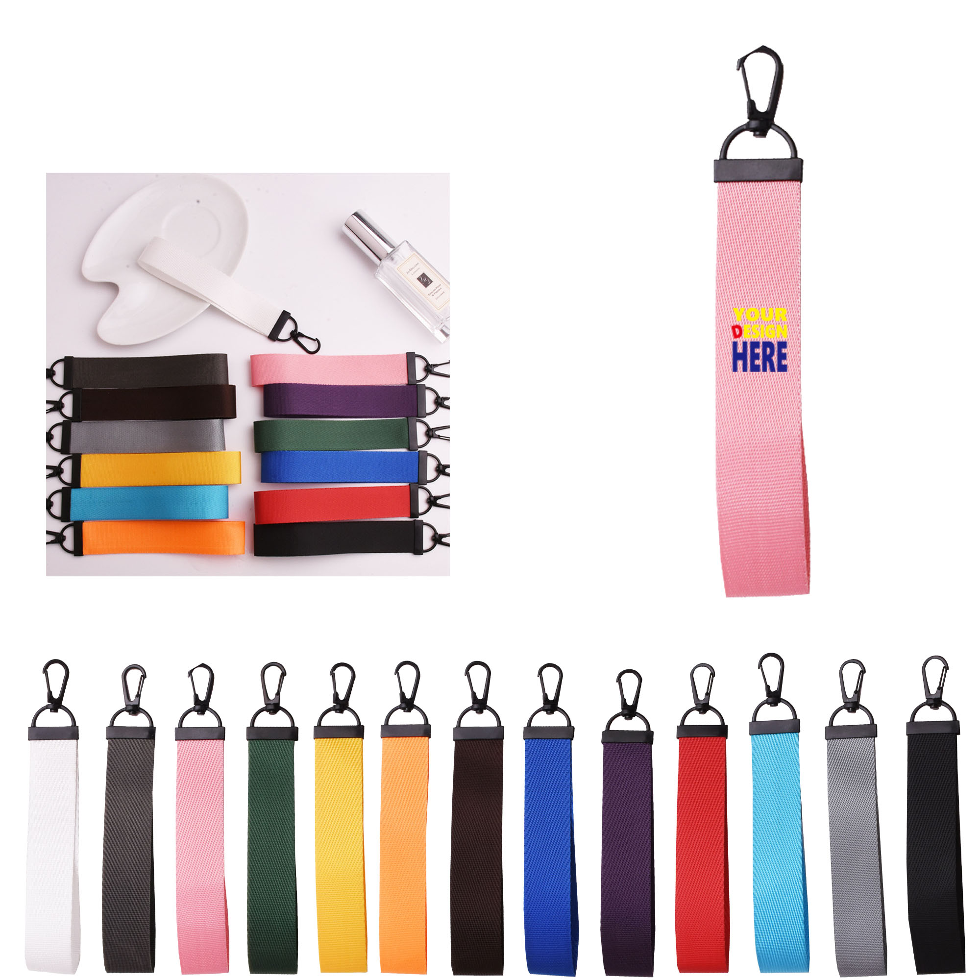Customized Logo Ribbon Keychain Business Gift MOQ50 3
