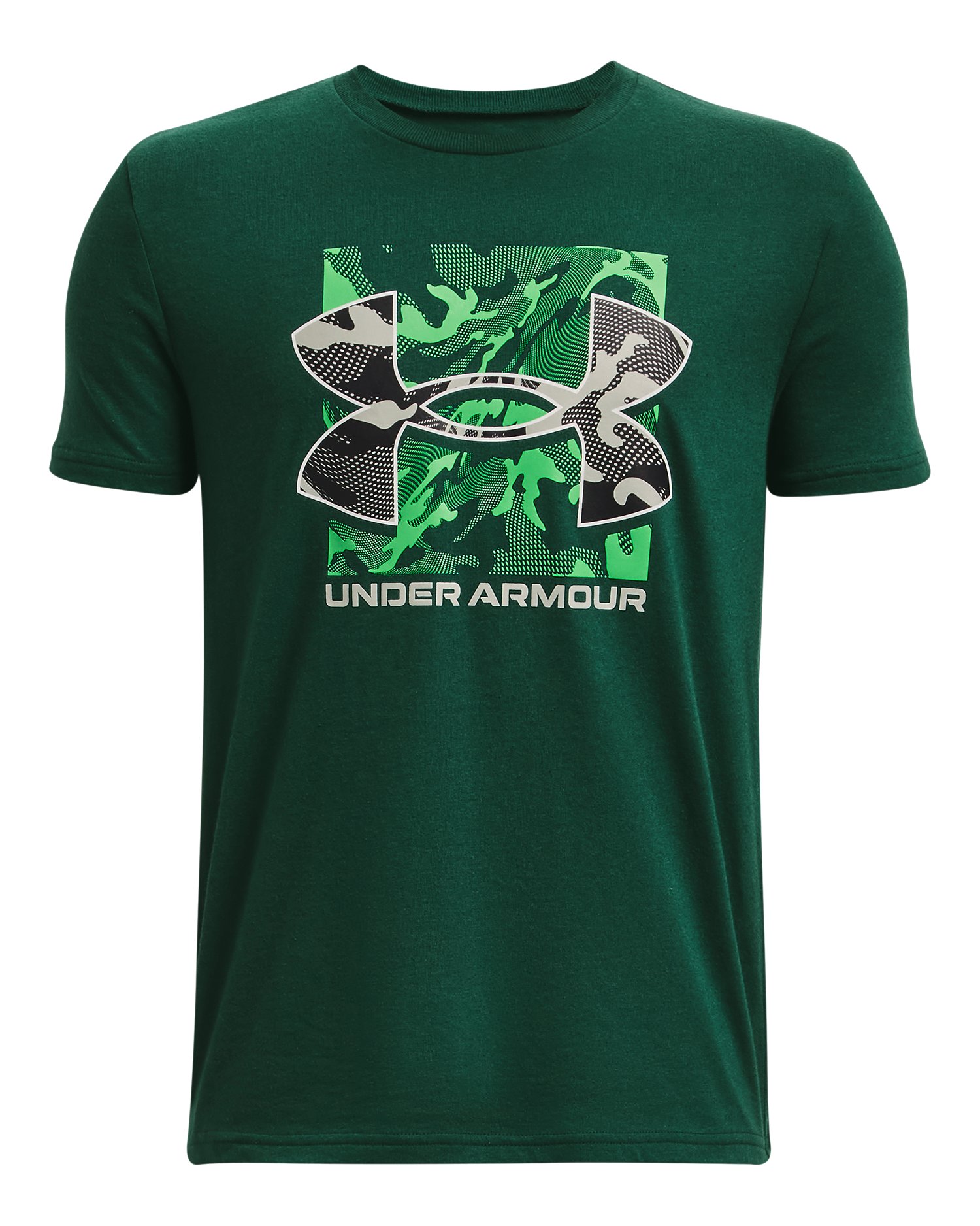 UA Box Logo Camo Boys' Short Sleeve T-Shirt 4