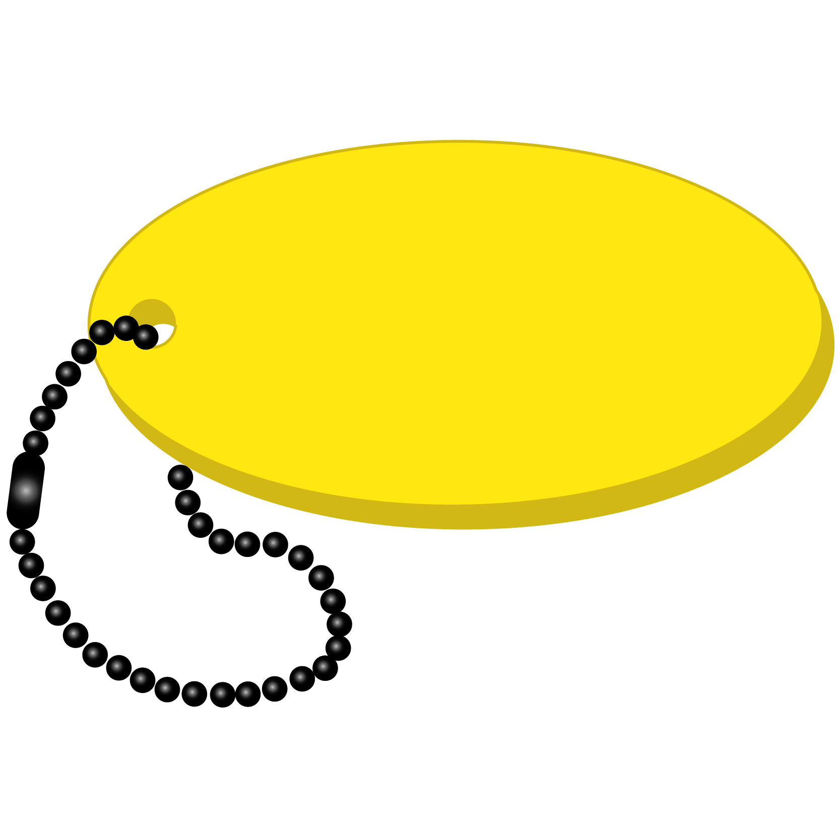 Oval Key Tag 31