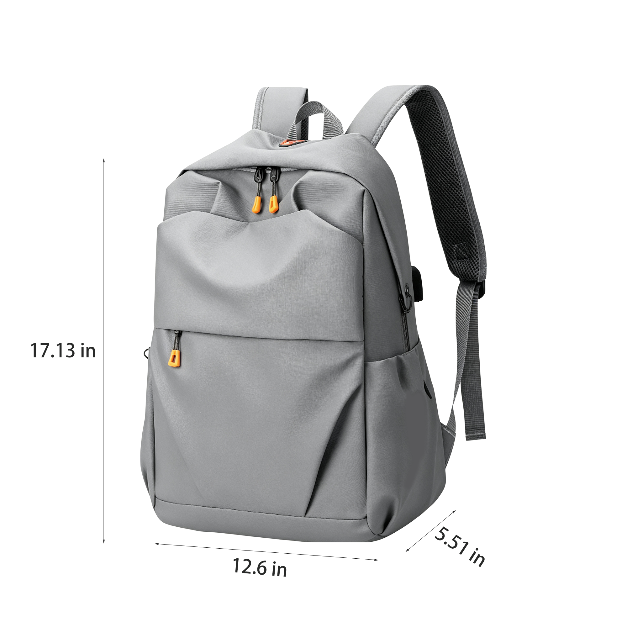 12.6 x 17.1 Inch Water-Resistant Oxford Laptop Backpack 9