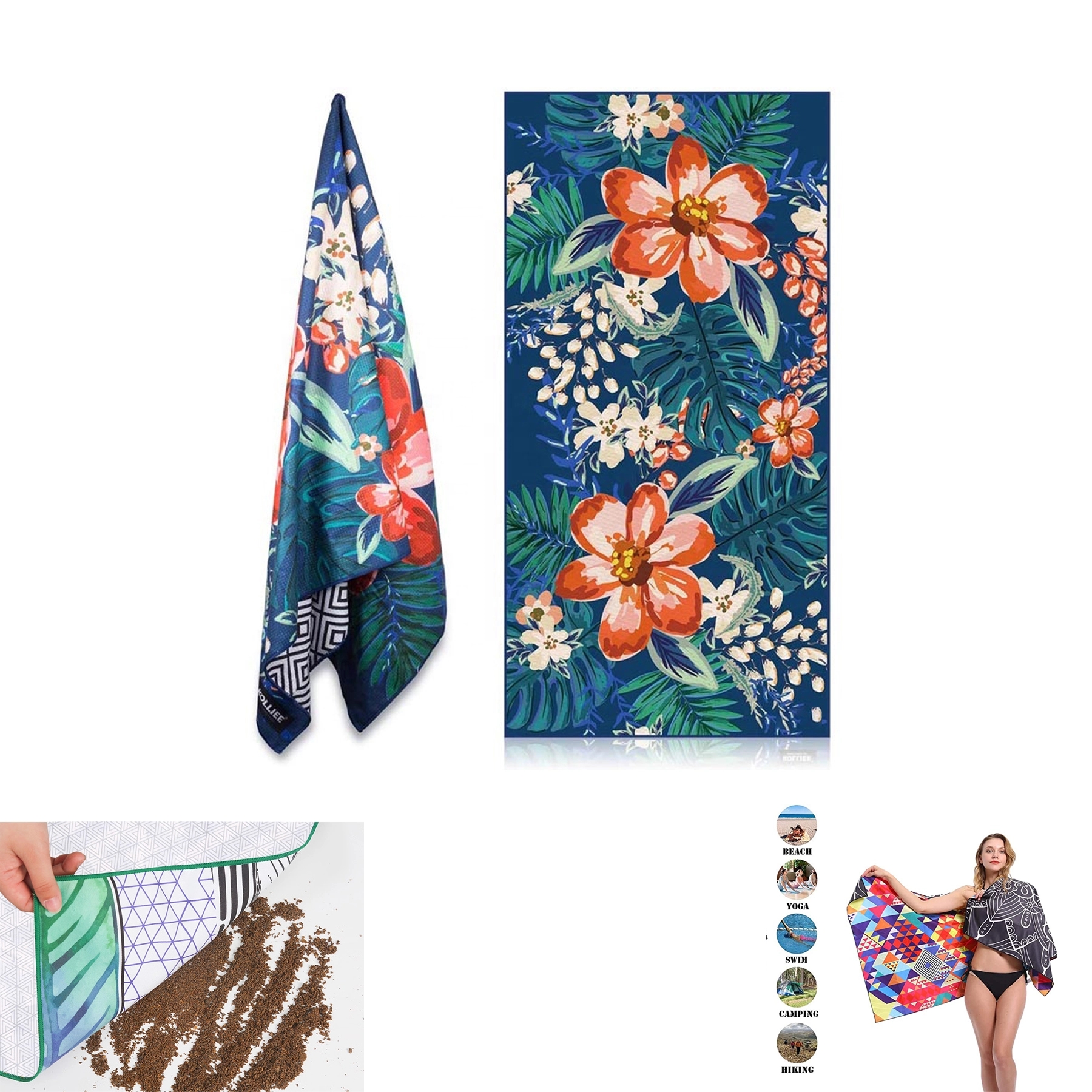 30"x 60" Microfiber Beach Towel