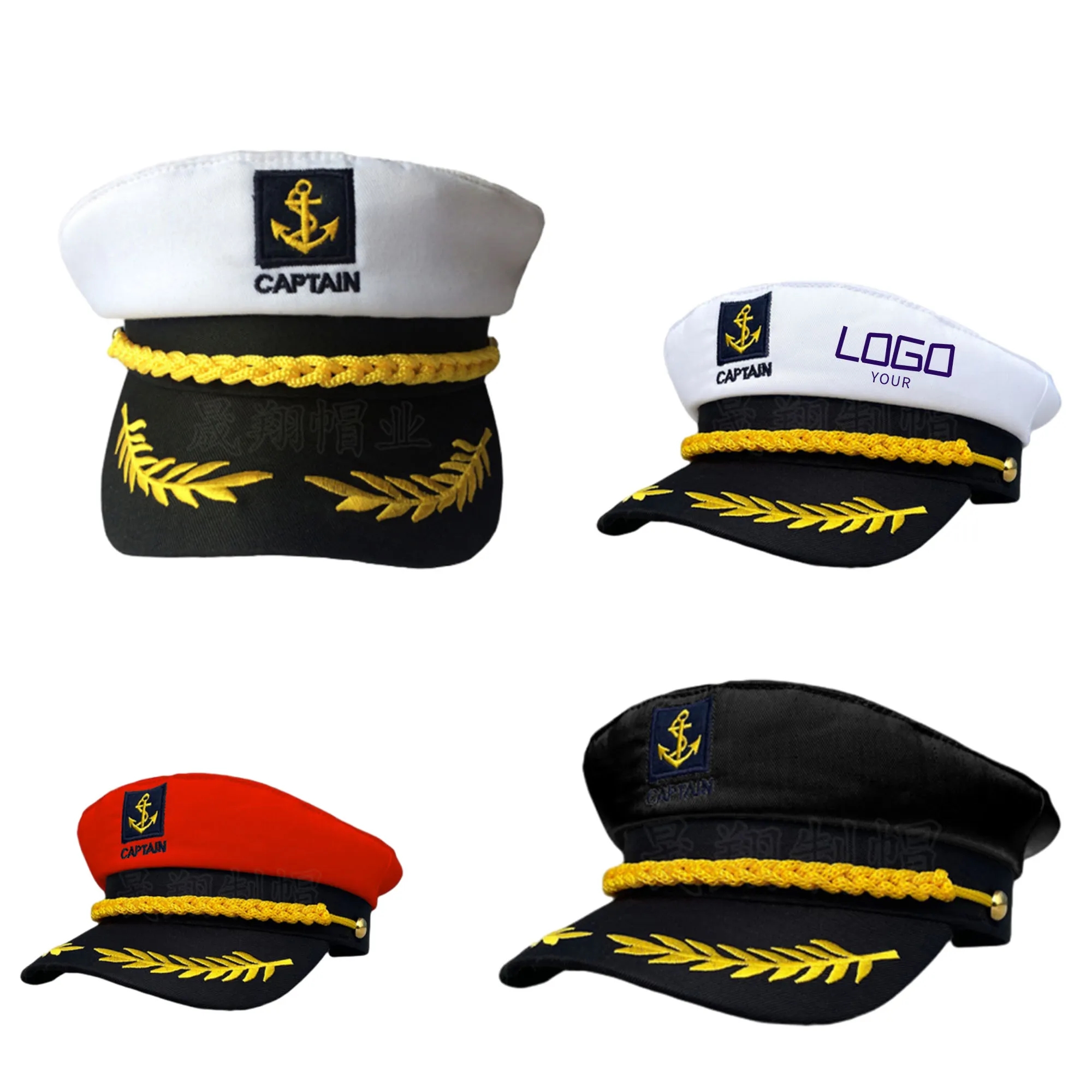 Nautical Admiral Captain Yacht Hat 4